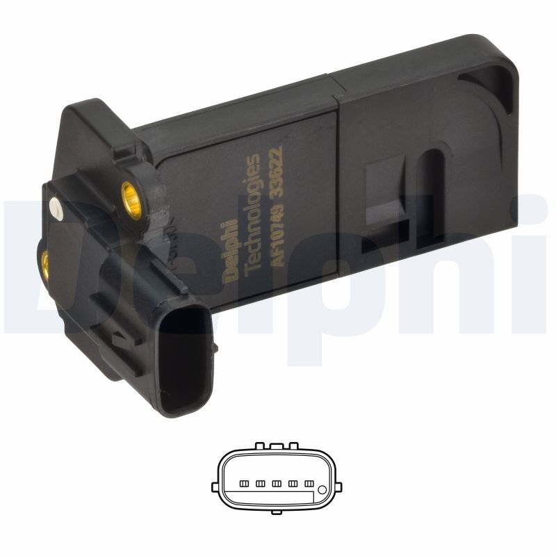 DELPHI Luftmængdesensor AF10749-12B1 for ISUZU