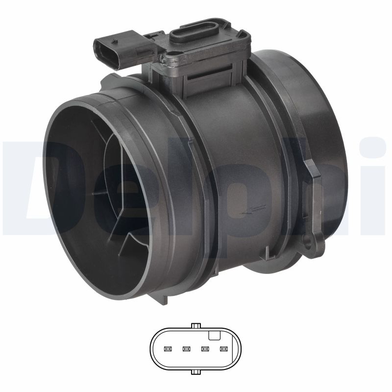 DELPHI Luftmængdesensor AF10771-12B1 for VW