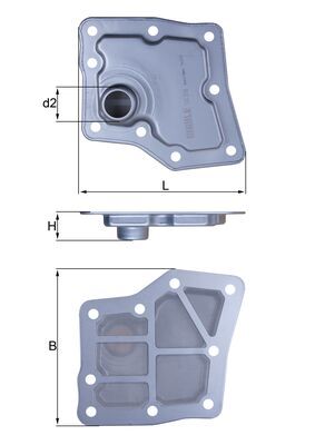 MAHLE Hydraulikfilter, automatisk gearkasse hx259 for VW