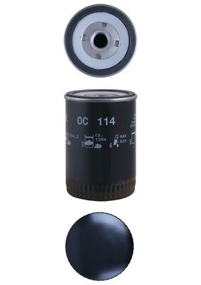 KNECHT Oliefilter oc114 Påskruet 142mm 13/16-16UNF-2B for OPEL CHECKER FORD CHRYSLER CHEVROLET GMC PUMA VW ISUZU HUMMER