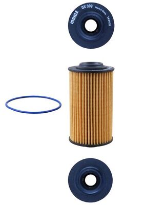 MAHLE Oliefilter ox399d Filterindsats diameter_mm_200|Diameter [mm]|53,5 height_mm_209|Højde [mm]|97 inner_diameter_2_mm_996|Indvendig diameter 2 [mm]