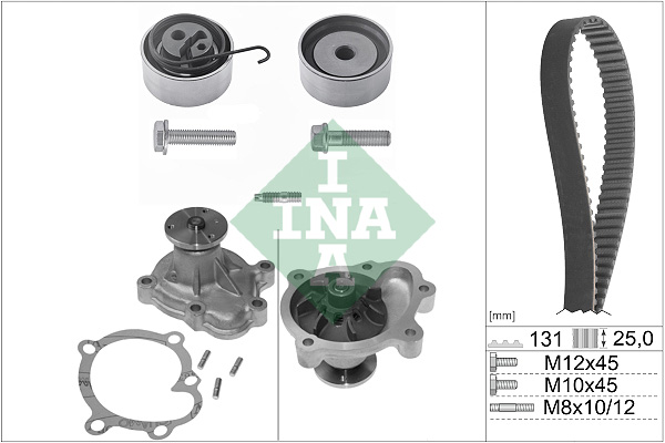 SCHAEFFLER INA Vandpumpe + tandremssæt 530033830 for VAUXHALL CHEVROLET