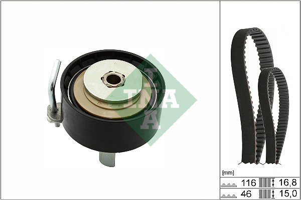 SCHAEFFLER INA Tandremssæt 530076310 for FORD