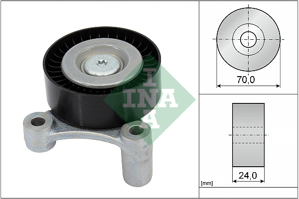 SCHAEFFLER INA Medløberhjul, multi-V-rem 532100210 for VOLVO POLESTAR