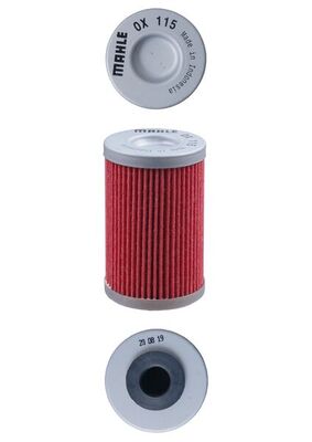 MAHLE Oliefilter ox115 Filterindsats diameter_mm_200|Diameter [mm]|42 height_mm_209|Højde [mm]|69 inner_diameter_2_mm_996|Indvendig diameter 2 [mm]|12
