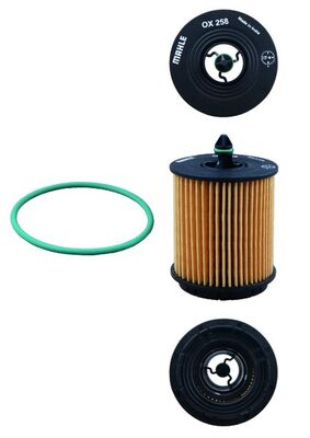 MAHLE Oliefilter ox258d Filterindsats diameter_mm_200|Diameter [mm]|62 height_mm_209|Højde [mm]|89 inner_diameter_2_mm_996|Indvendig diameter 2 [mm]