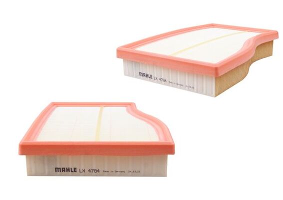 MAHLE Luftfilter lx4784 Filterindsats length_mm_203|Længde [mm]|257 width_mm_206|Bredde [mm]|186 height_mm_209|Højde [mm]|47 seal_material_2923|Materi