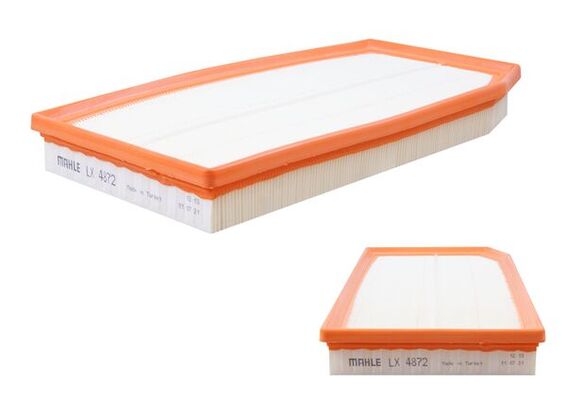 MAHLE Luftfilter lx4872 Filterindsats length_mm_203|Længde [mm]|357 width_mm_206|Bredde [mm]|174 height_mm_209|Højde [mm]|39 seal_material_2923|Materi