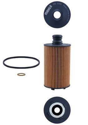 MAHLE Oliefilter ox1141d Filterindsats diameter_mm_200|Diameter [mm]|62 height_mm_209|Højde [mm]|125 inner_diameter_2_mm_996|Indvendig diameter 2 [mm]