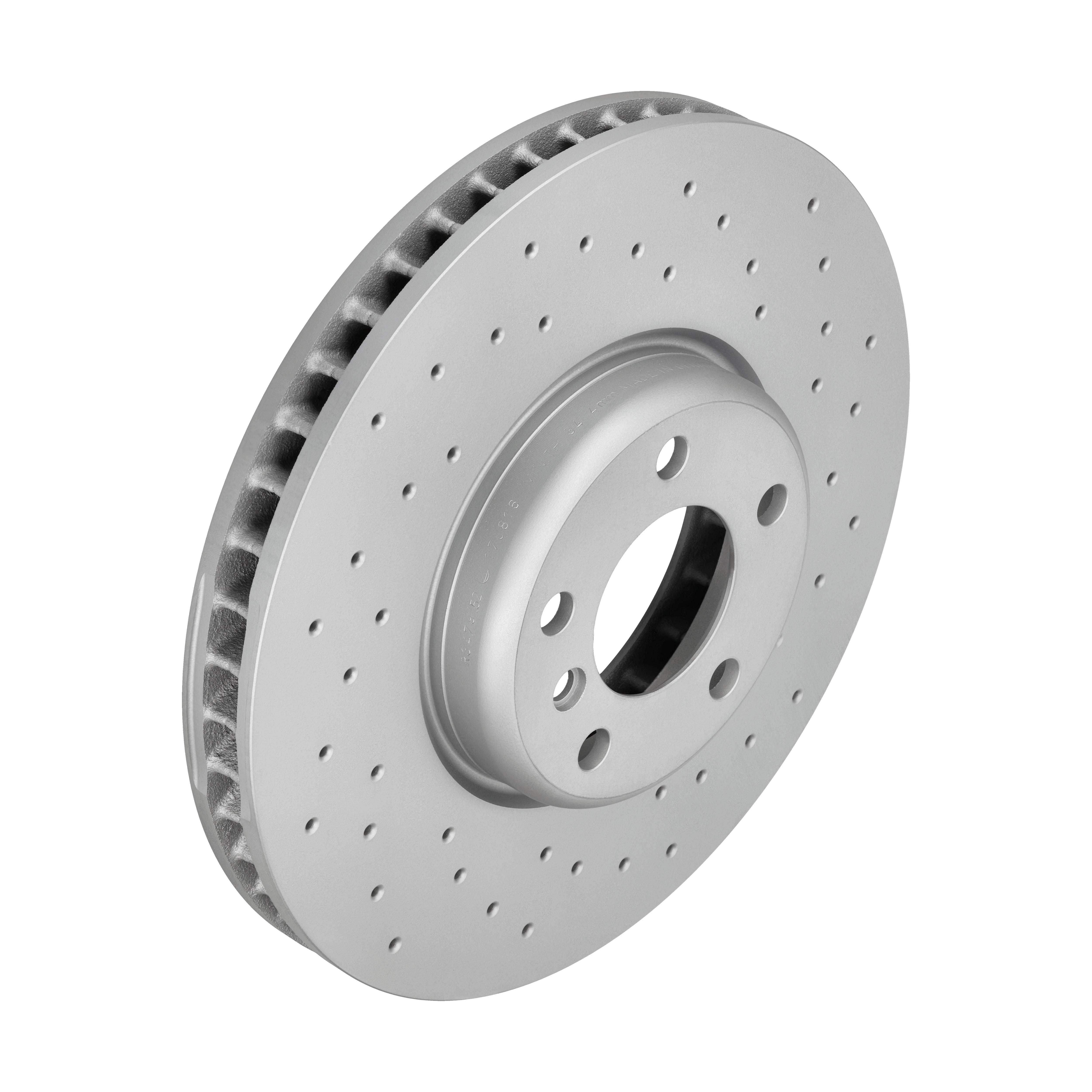 ZIMMERMANN Bremseskive 150347952 højre foraksel perforeret 348mm 36mm for BMW