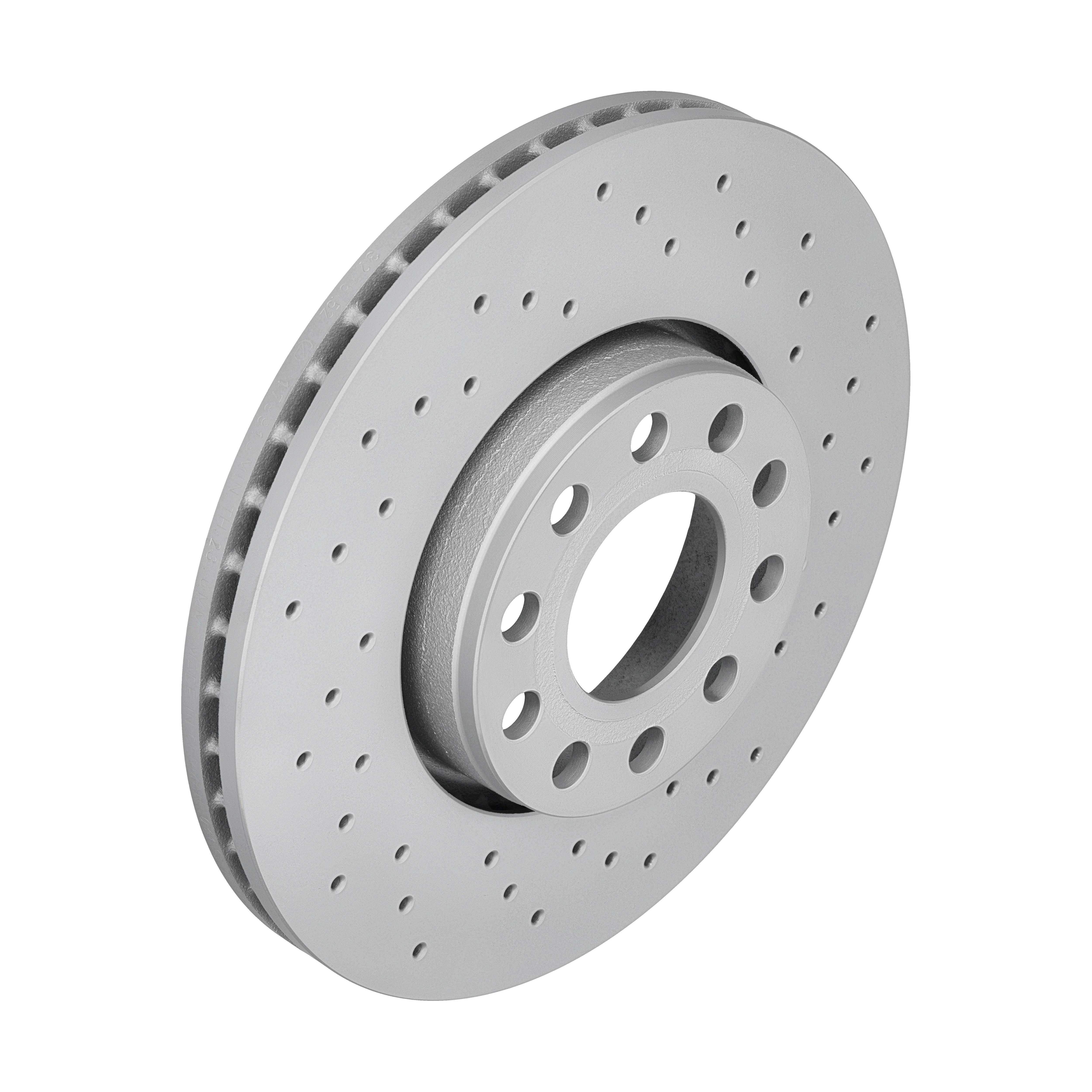 ZIMMERMANN Bremseskive 600323652 foraksel perforeret 288mm 25mm for VAG