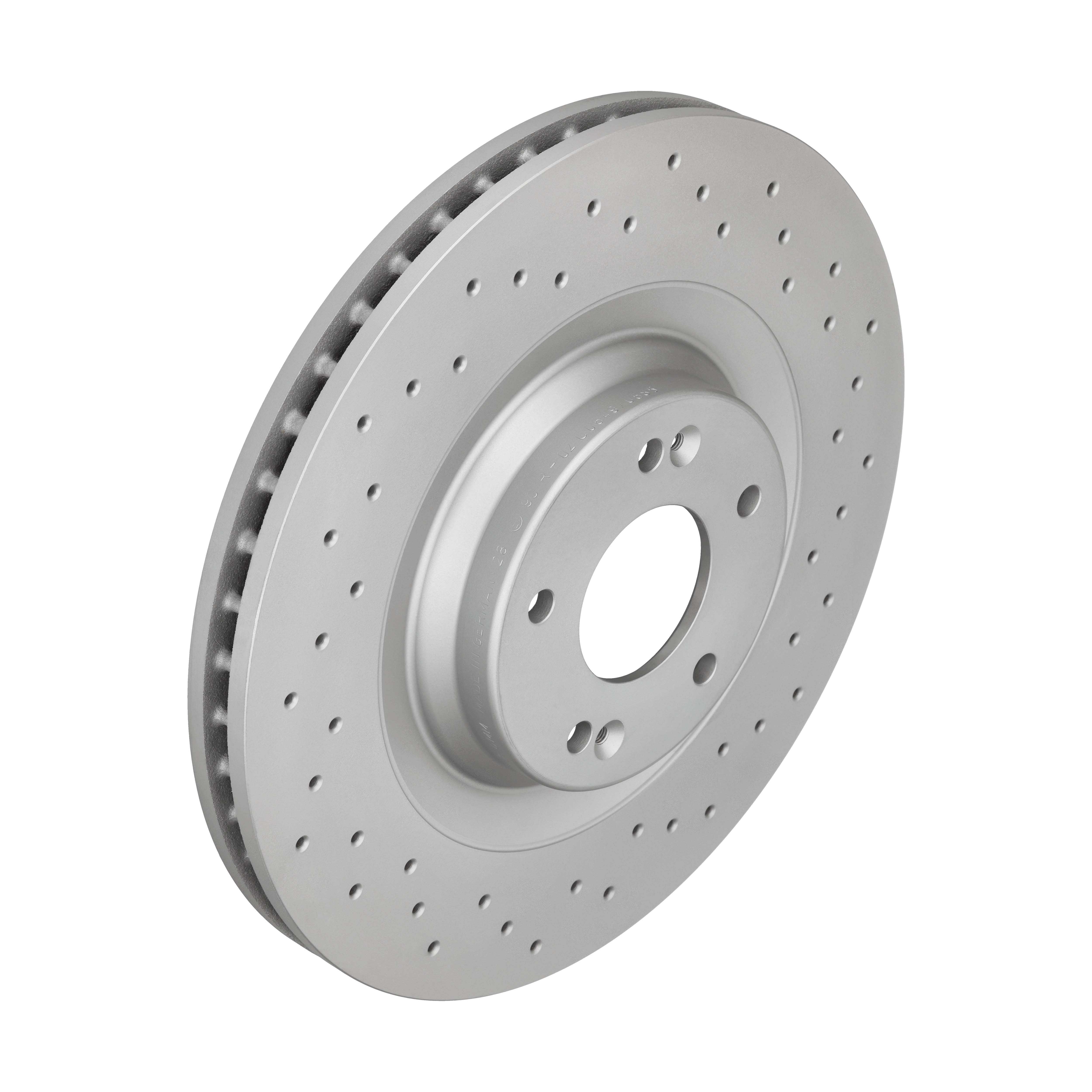 ZIMMERMANN Bremseskive 285353752 foraksel perforeret 345mm 30mm for HYUNDAI