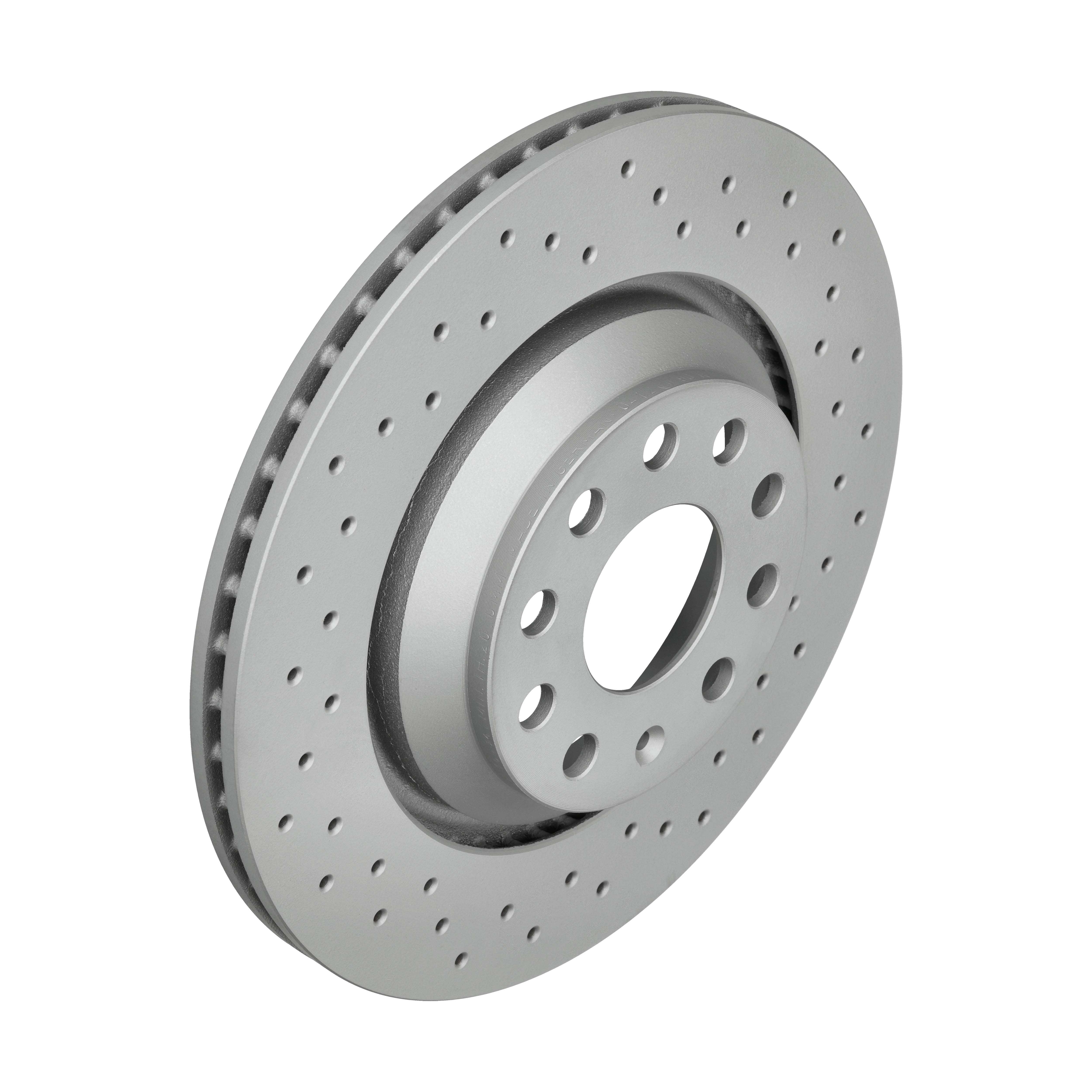 ZIMMERMANN Bremseskive 100330952 bagaksel perforeret 310mm 22mm for VAG VW (SVW)