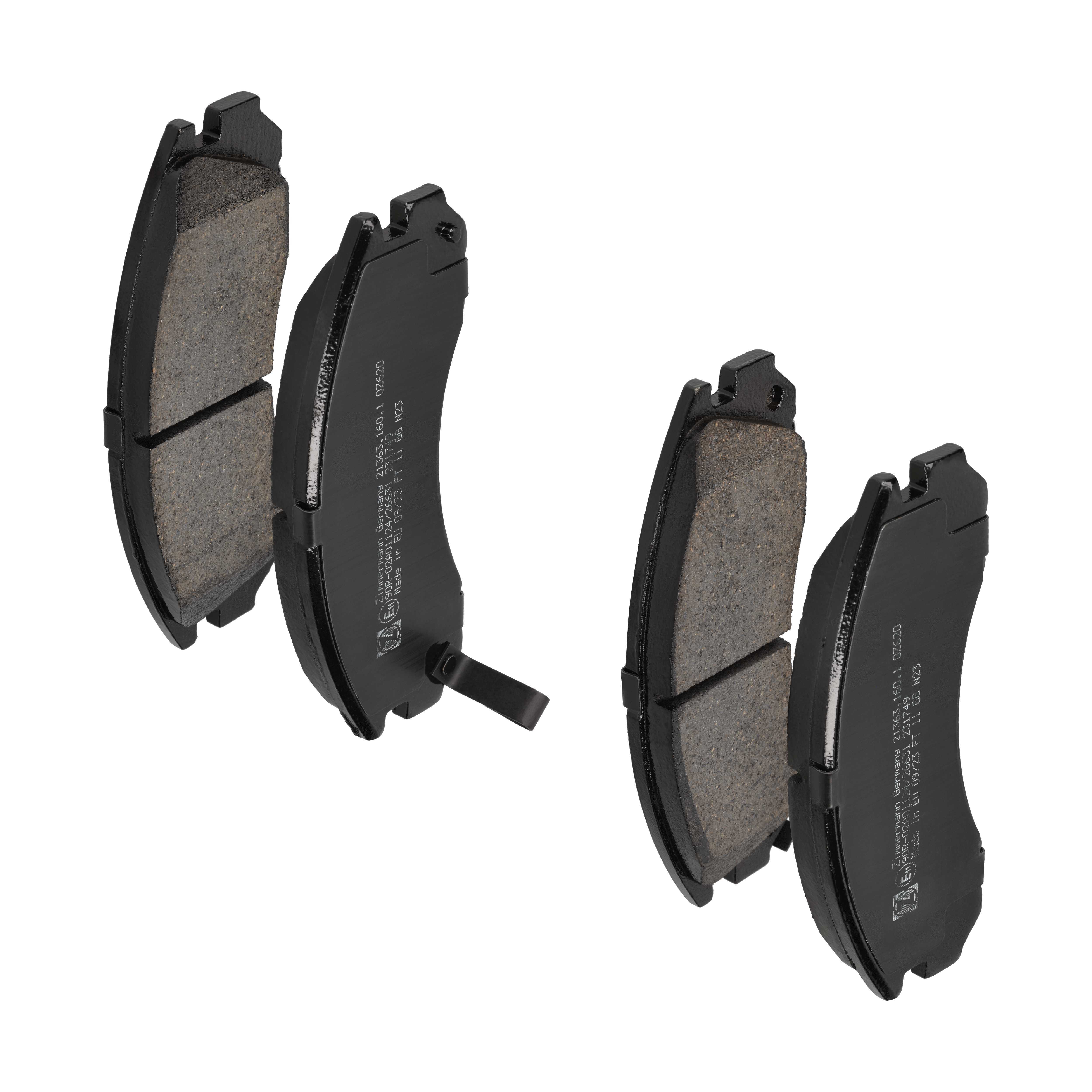 ZIMMERMANN Bremseklodser 213631601 foraksel for CITROËN/PEUGEOT MITSUBISHI