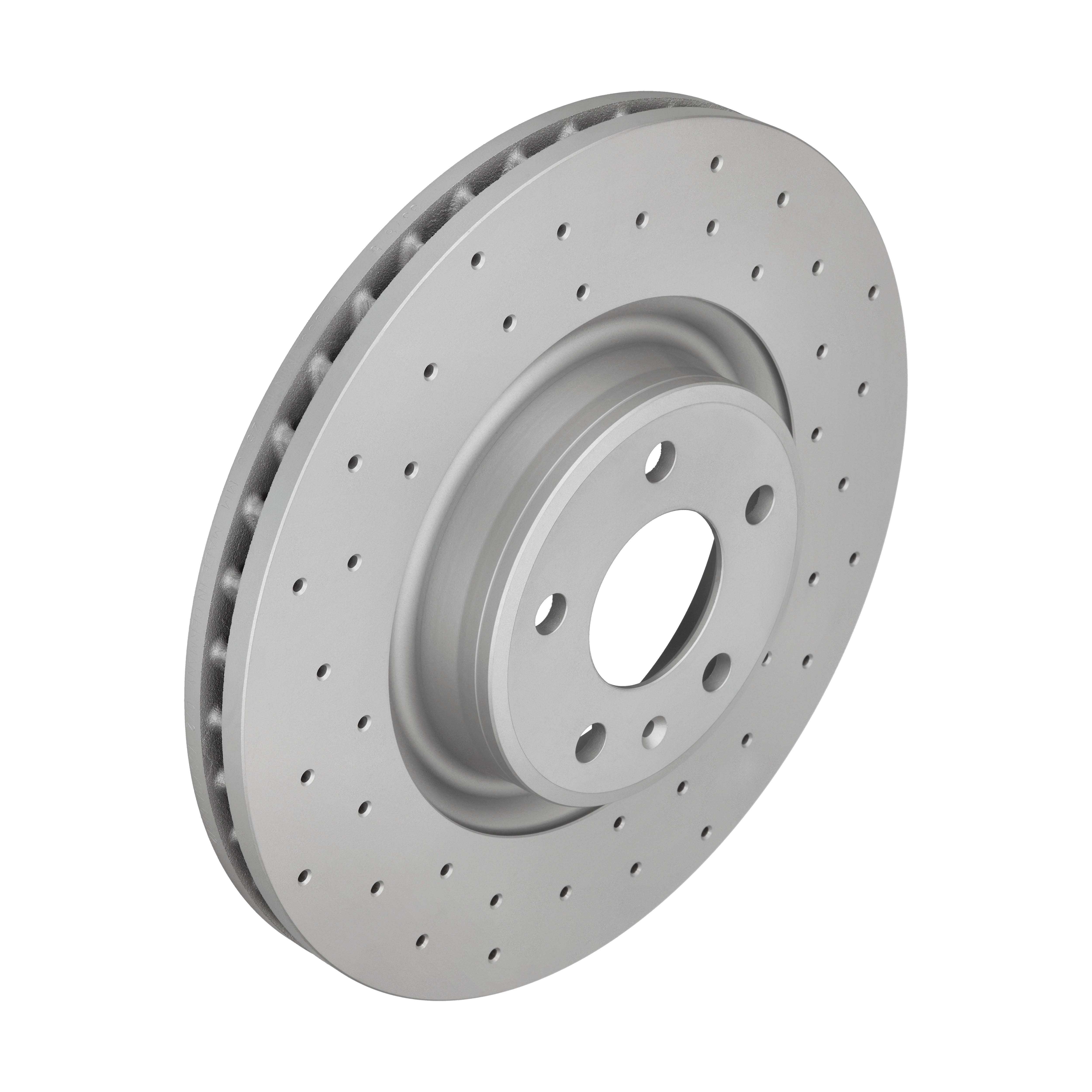 ZIMMERMANN Bremseskive 100337852 foraksel perforeret 338mm 30mm for AUDI (FAW) VAG