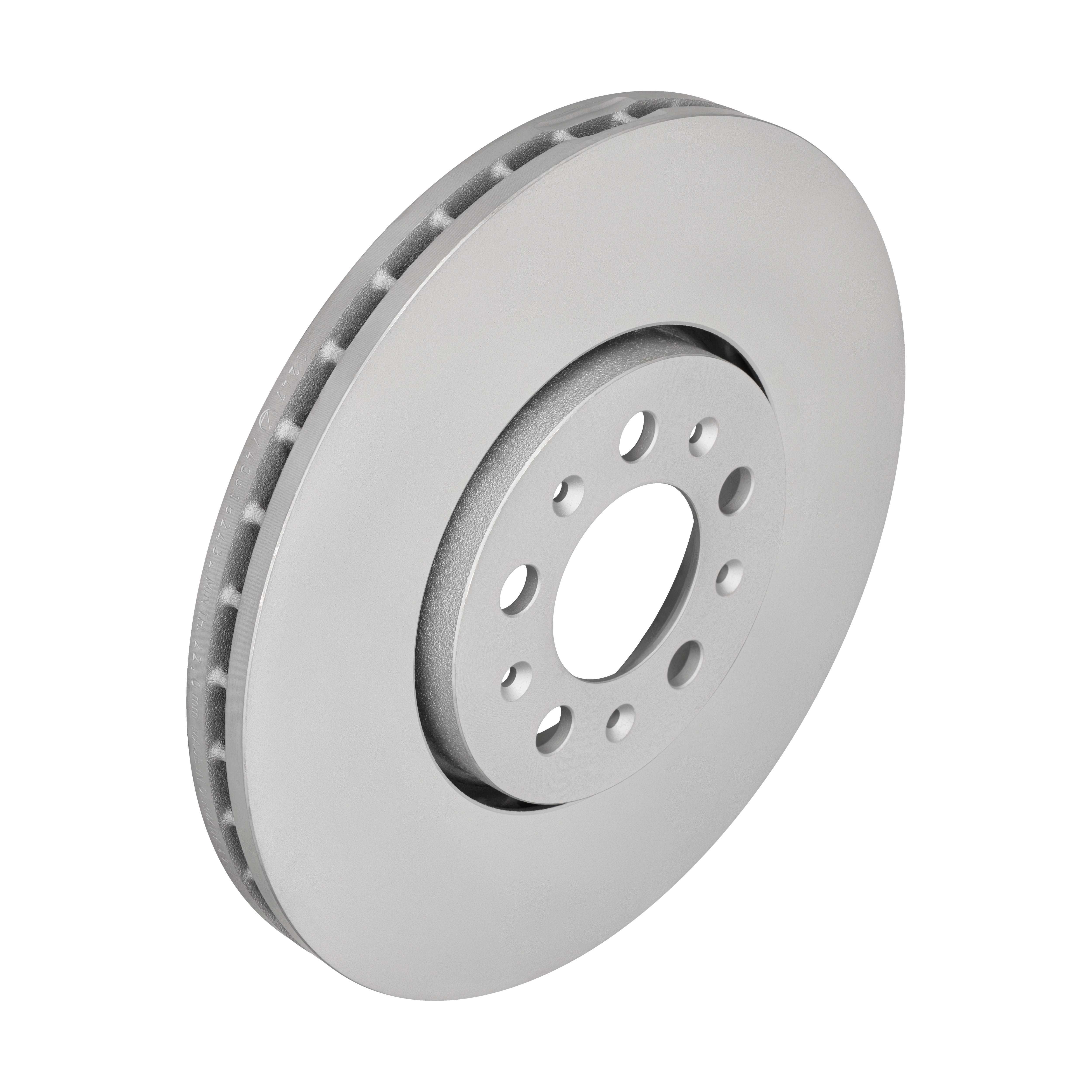 ZIMMERMANN Bremseskive 100124720 foraksel udvendig ventileret 288mm 25mm for VAG VW (SVW)