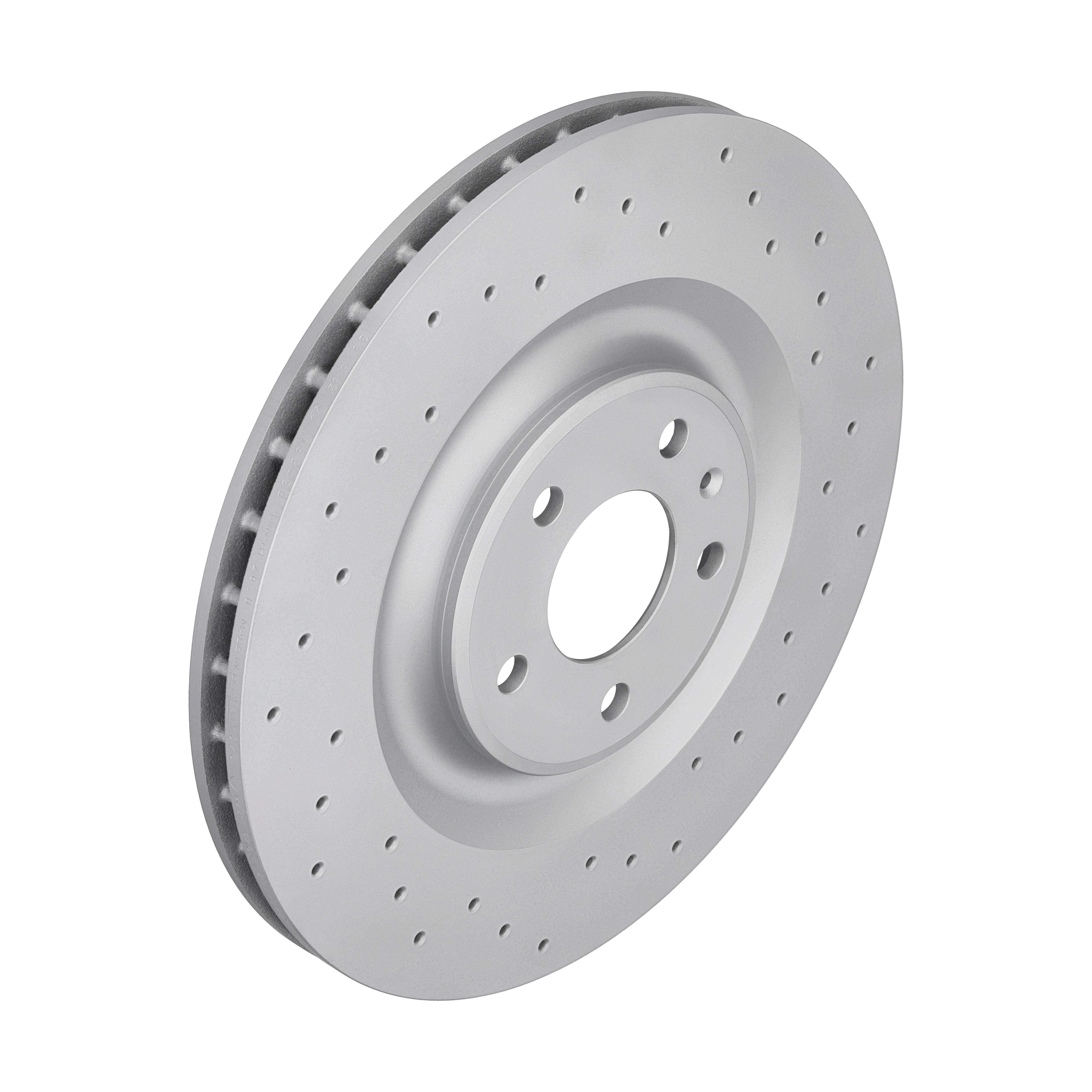 ZIMMERMANN Bremseskive 100337652 bagaksel perforeret 350mm 28mm for VAG