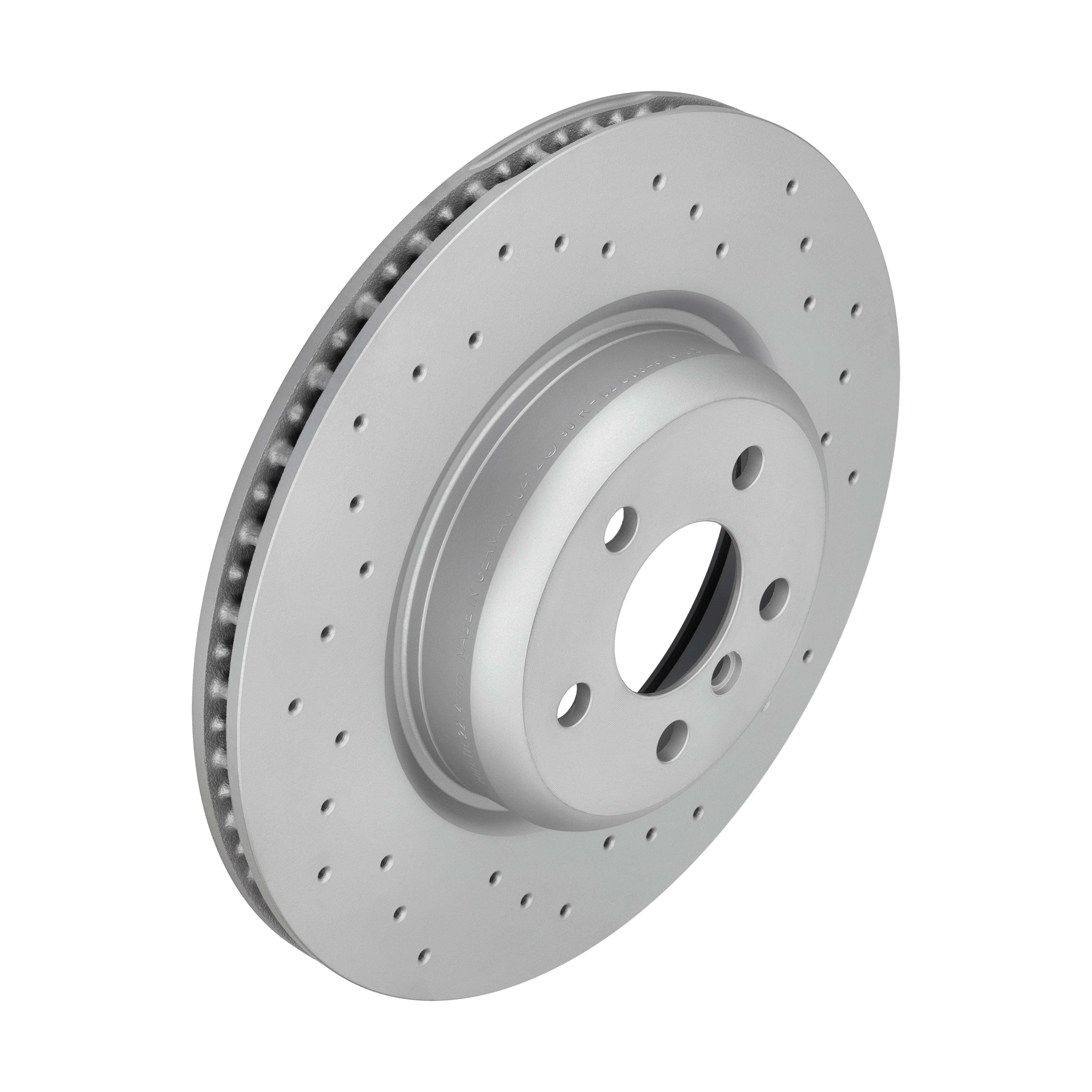 ZIMMERMANN Bremseskive 150294652 bagaksel perforeret 345mm 24mm for BMW TOYOTA