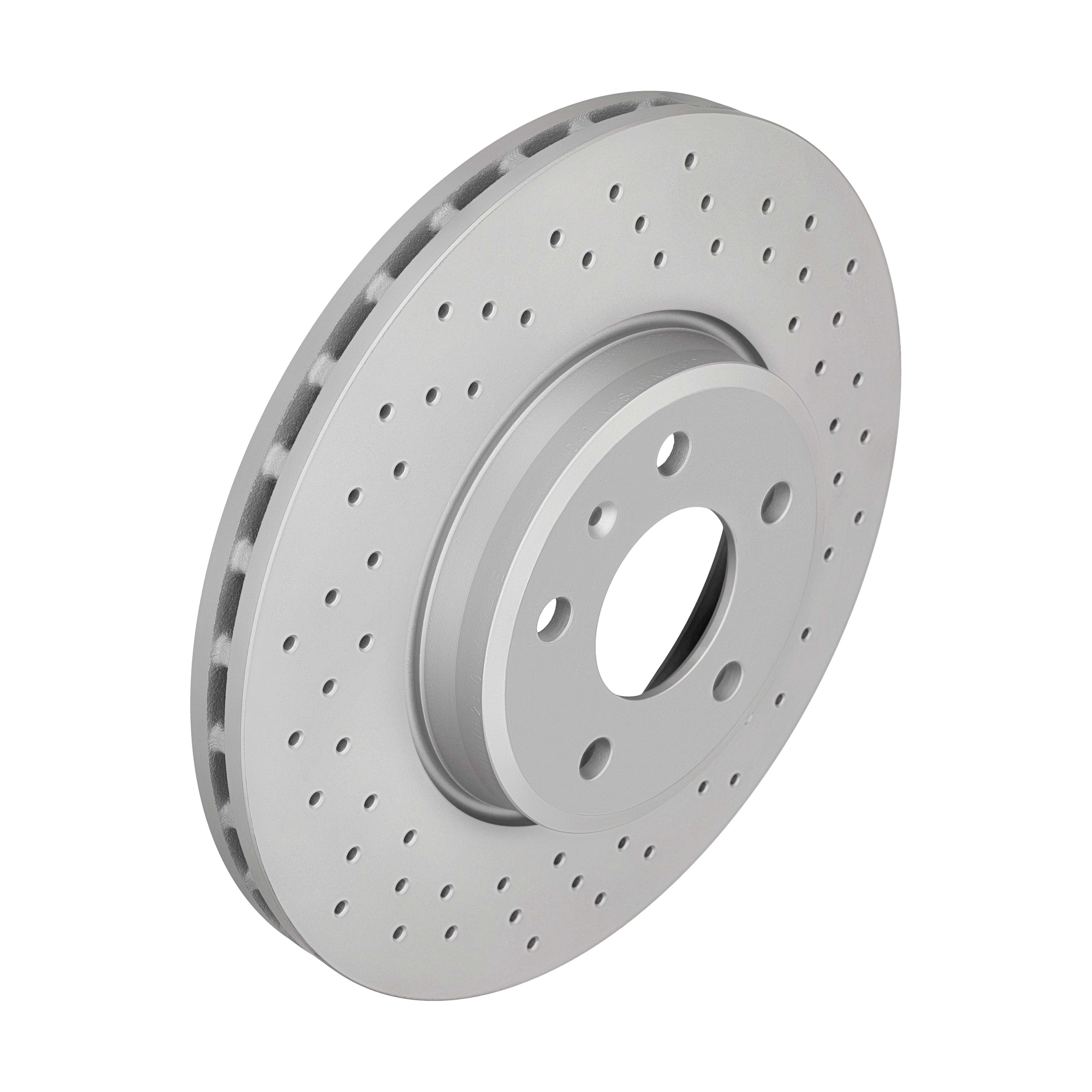 ZIMMERMANN Bremseskive 100333052 foraksel perforeret 314mm 25mm for VAG AUDI (FAW)