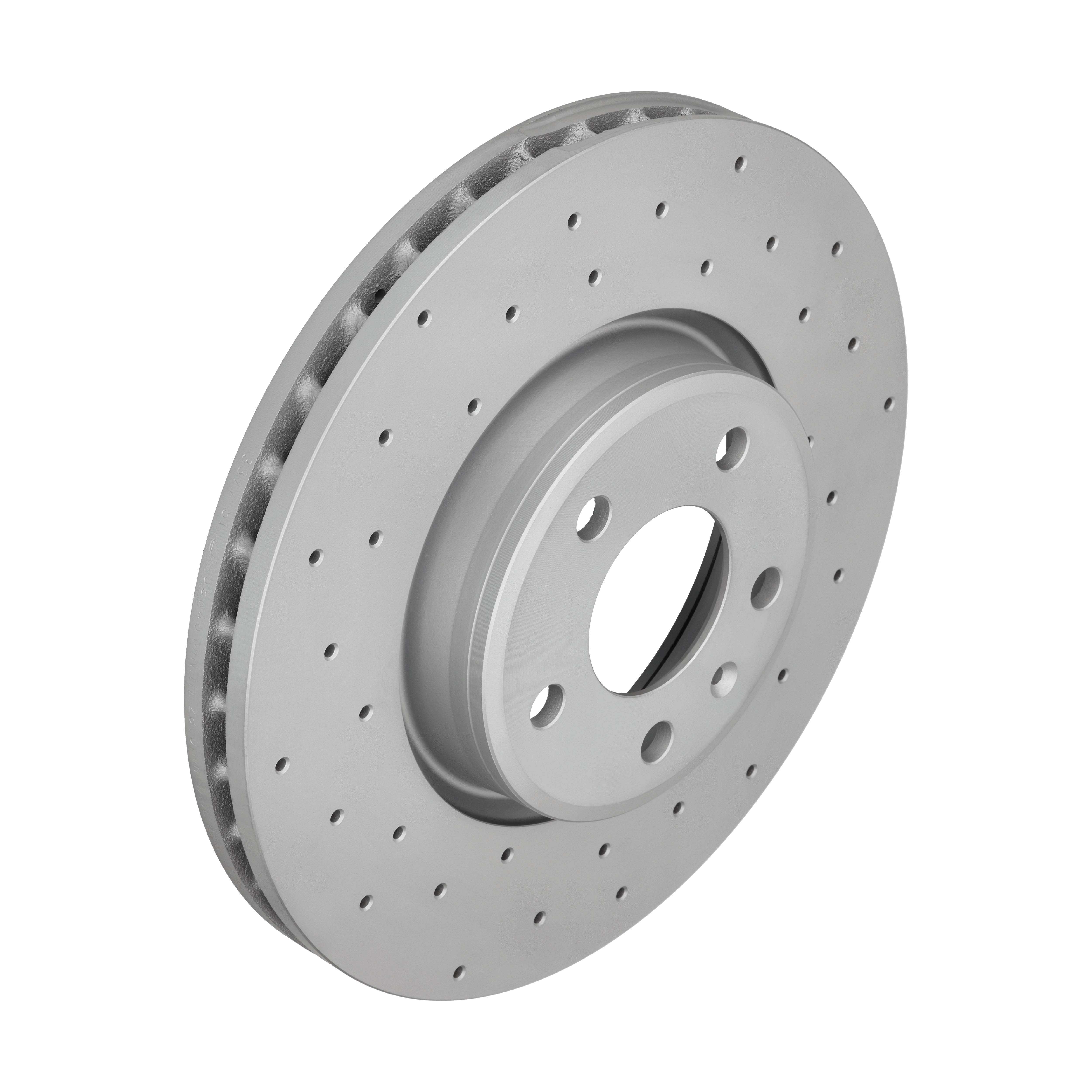 ZIMMERMANN Bremseskive 100337752 foraksel perforeret 318mm 30mm for VAG