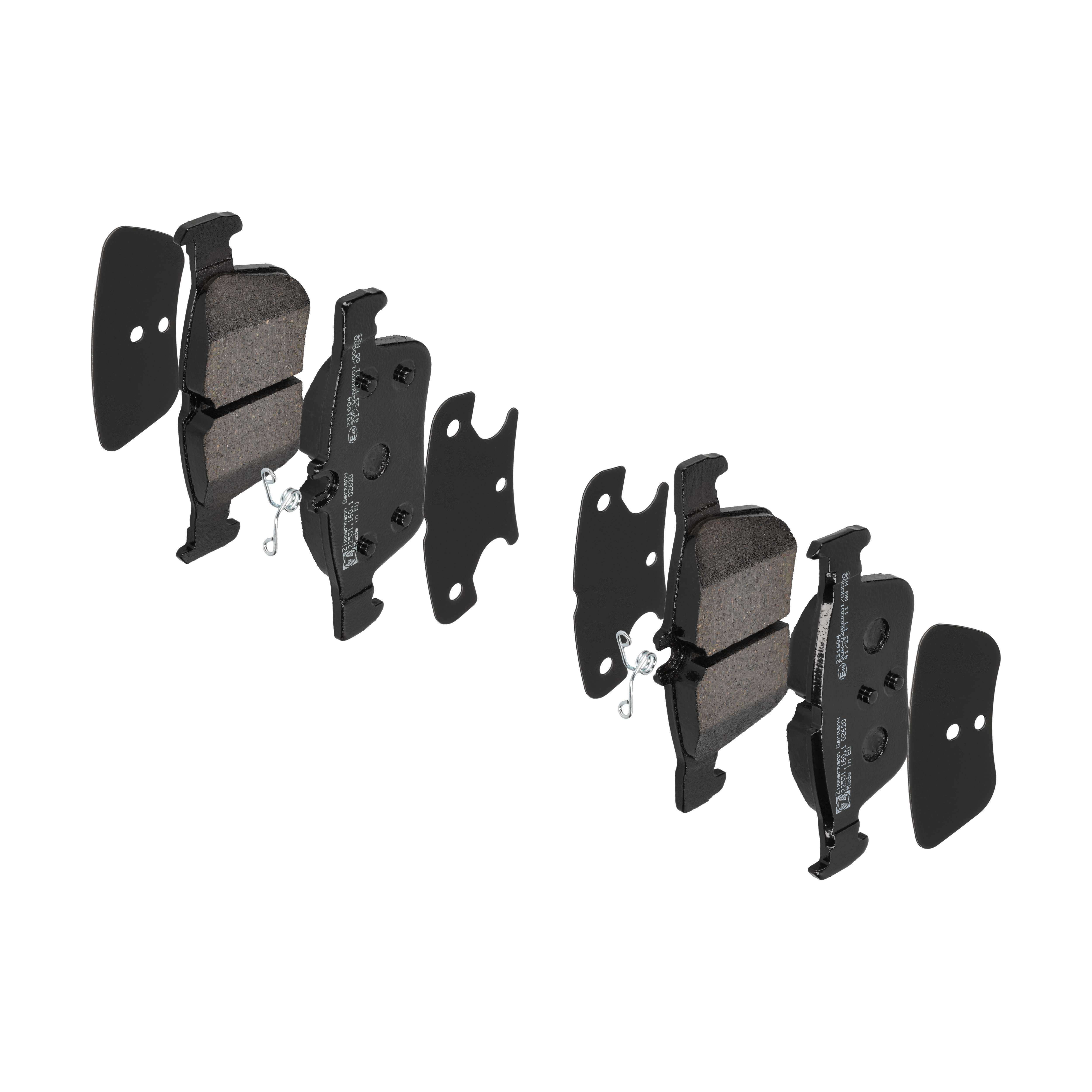 ZIMMERMANN Bremseklodser 225311601 bagaksel for FORD