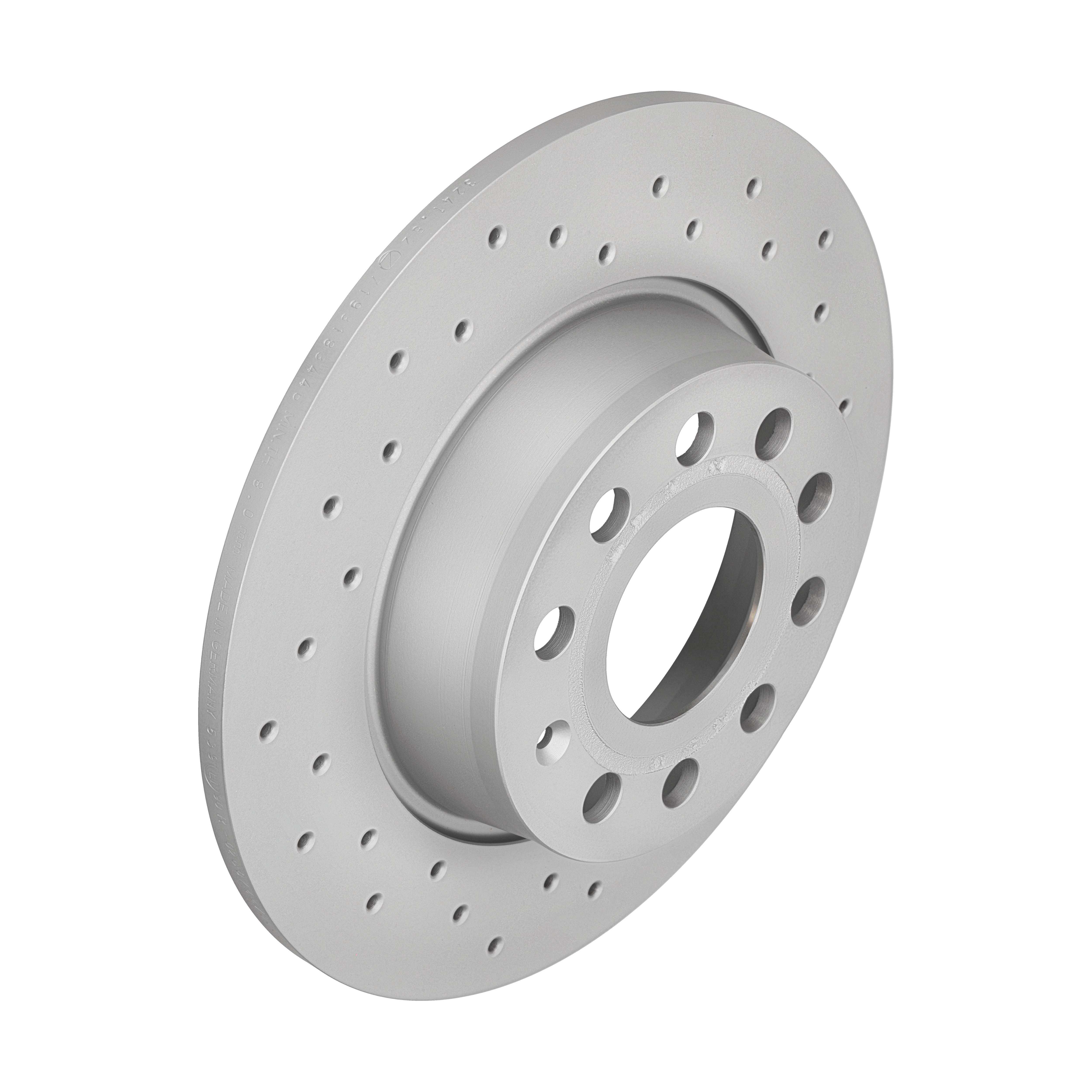 ZIMMERMANN Bremseskive 600324152 bagaksel perforeret 272mm 10mm for FORD MG VAG VW (FAW)