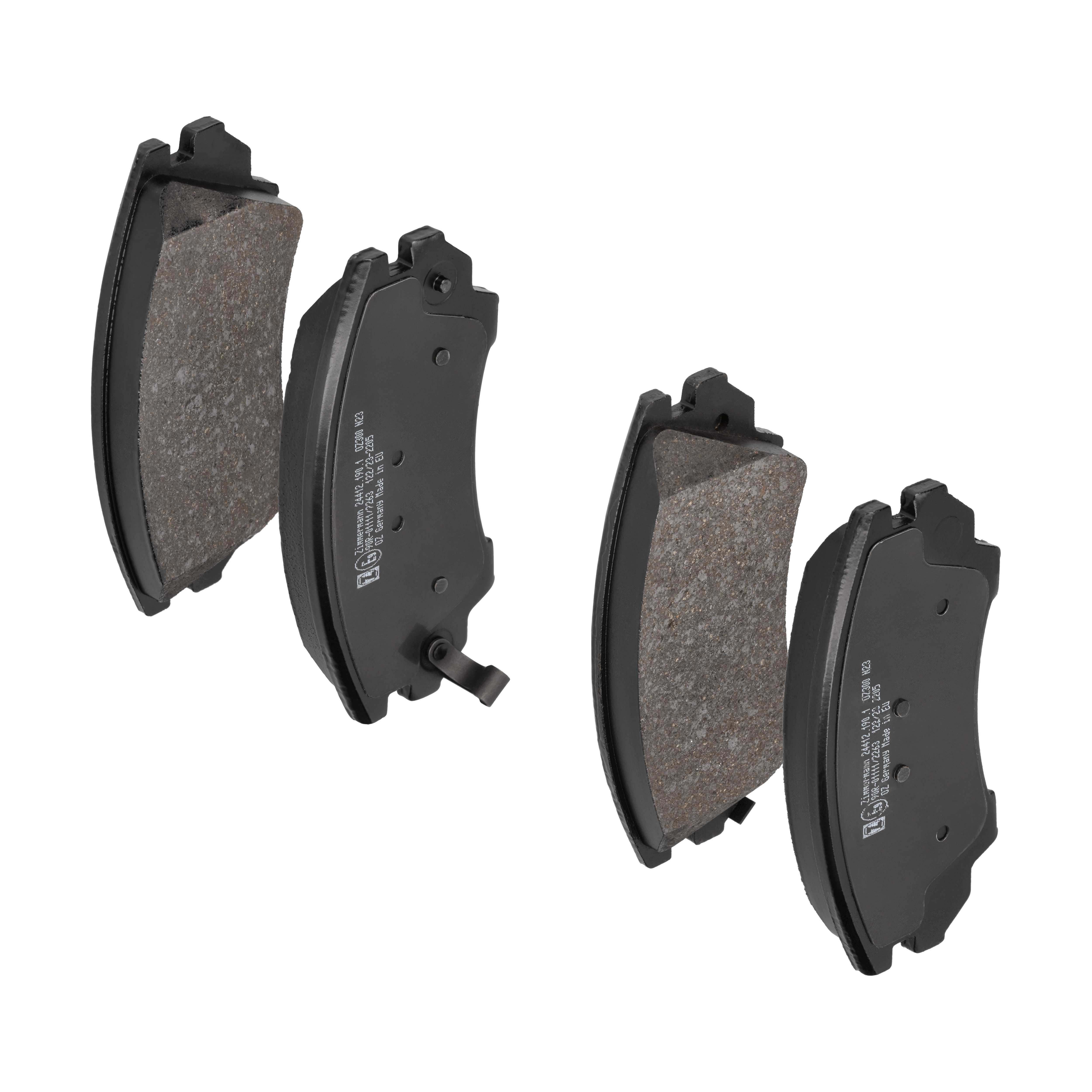ZIMMERMANN Bremseklodser 244121901 foraksel for OPEL CHEVROLET (SGM) GENERAL MOTORS
