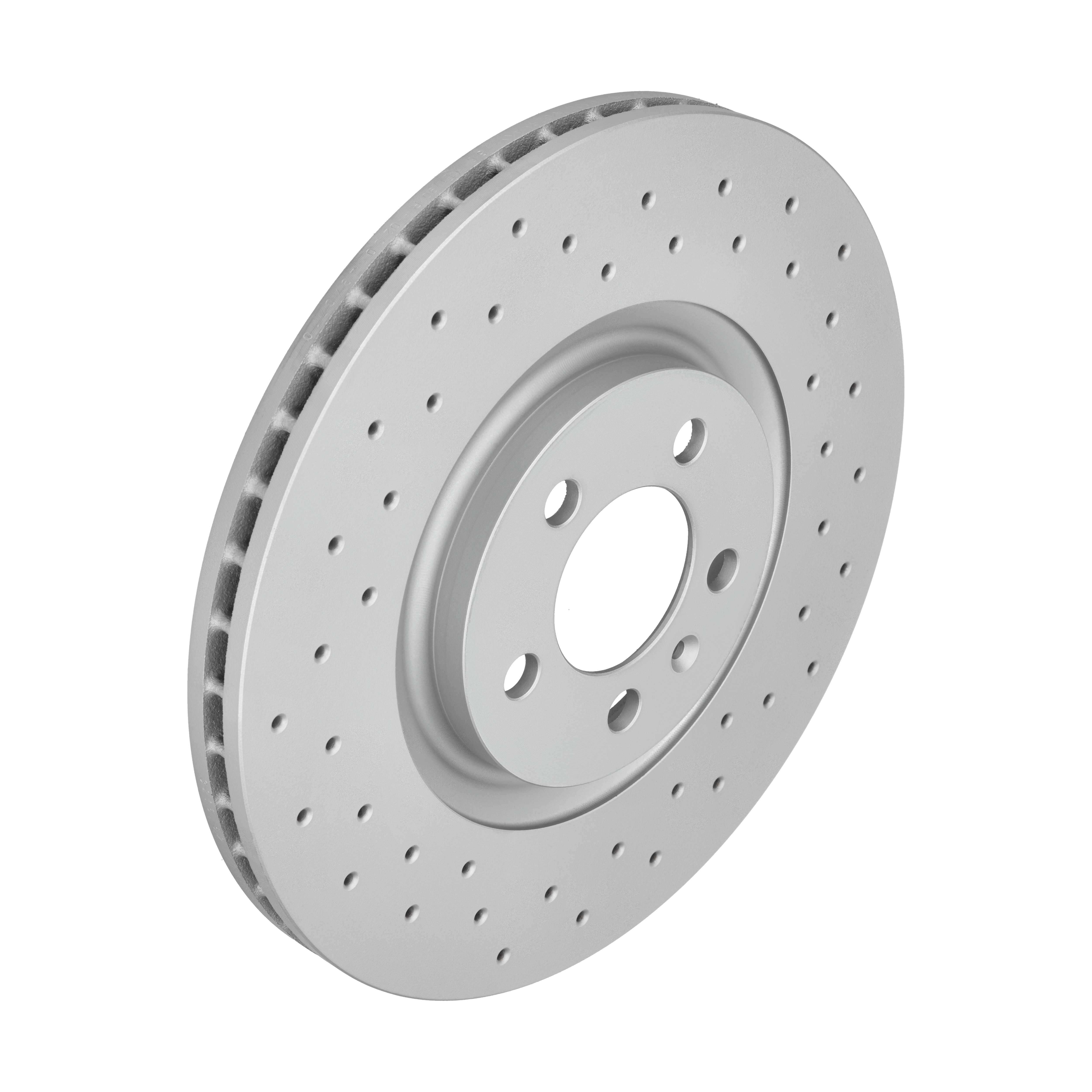 ZIMMERMANN Bremseskive 600321552 foraksel perforeret 310mm 25mm for VAG