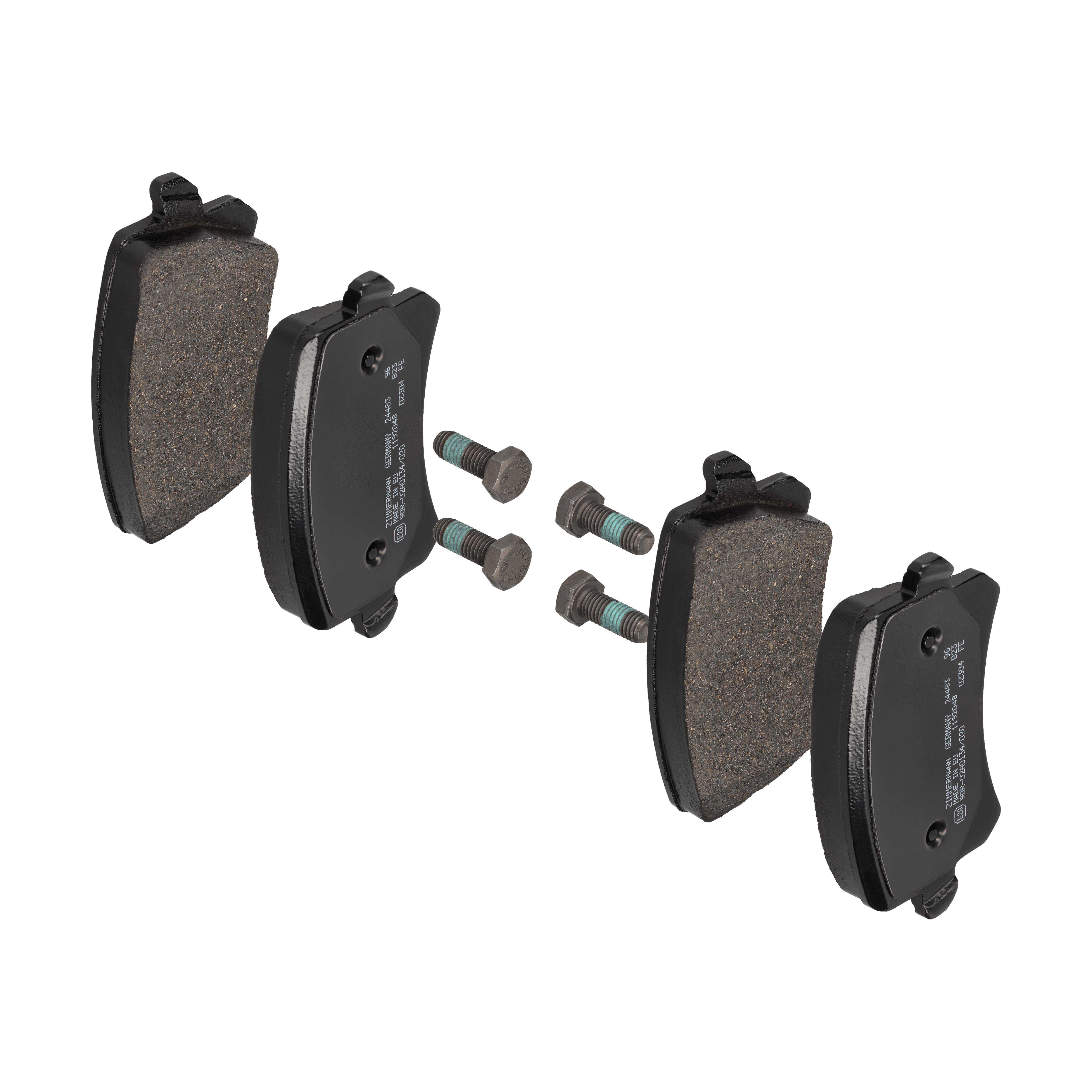 ZIMMERMANN Bremseklodser 244831701 bagaksel for VW (SVW) VAG