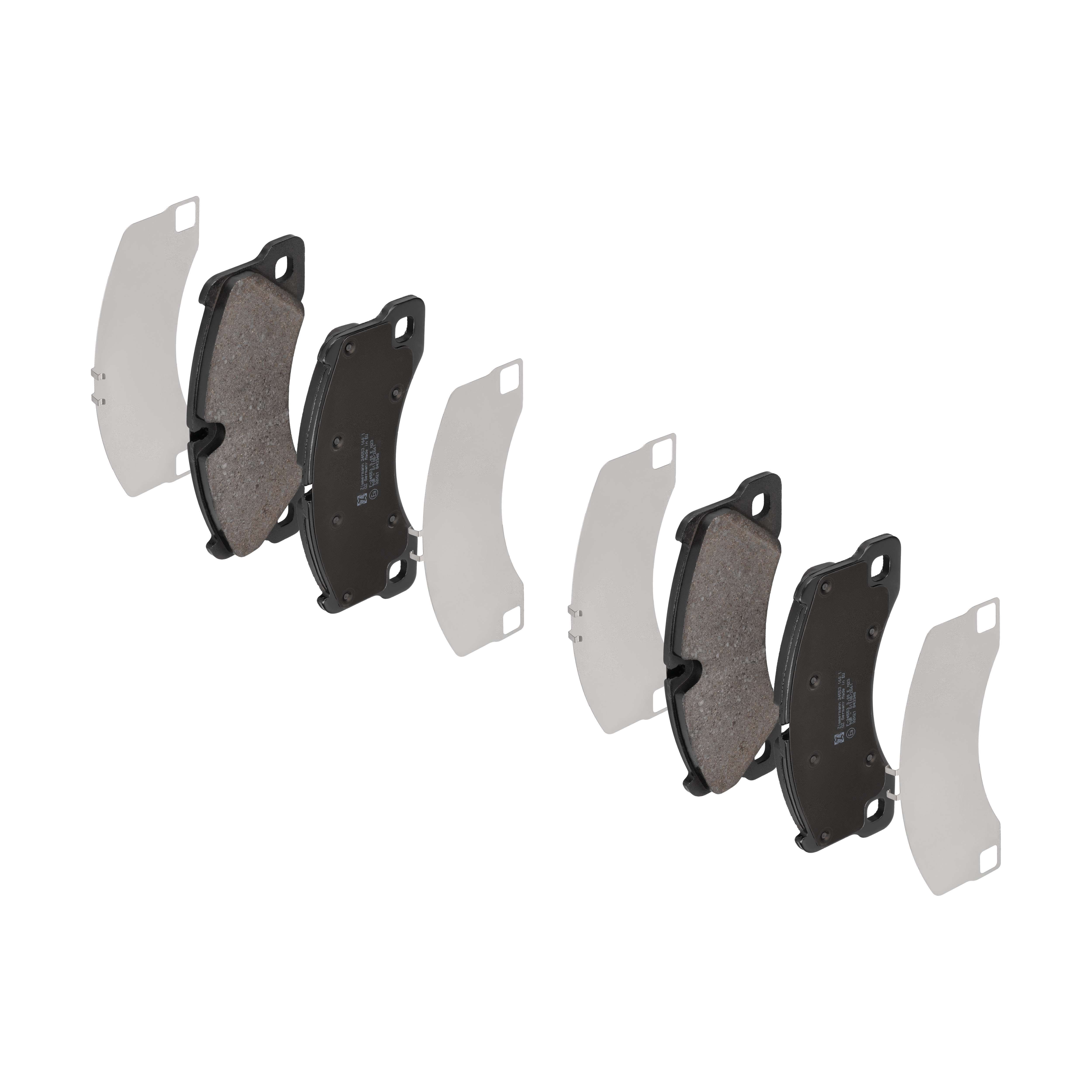 ZIMMERMANN Bremseklodser 245531601 foraksel for PORSCHE VAG