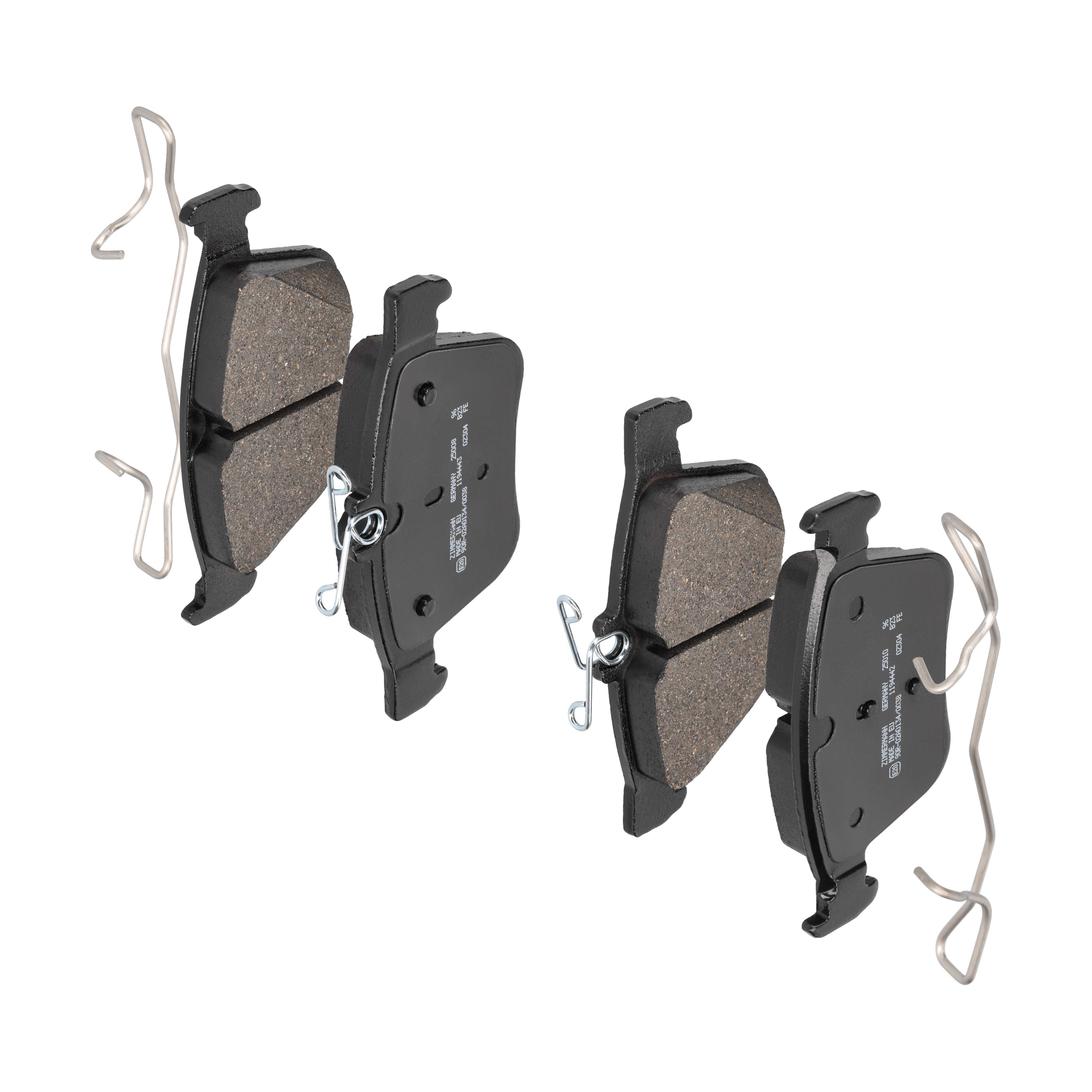 ZIMMERMANN Bremseklodser 250081651 bagaksel for VAG VW (SVW)
