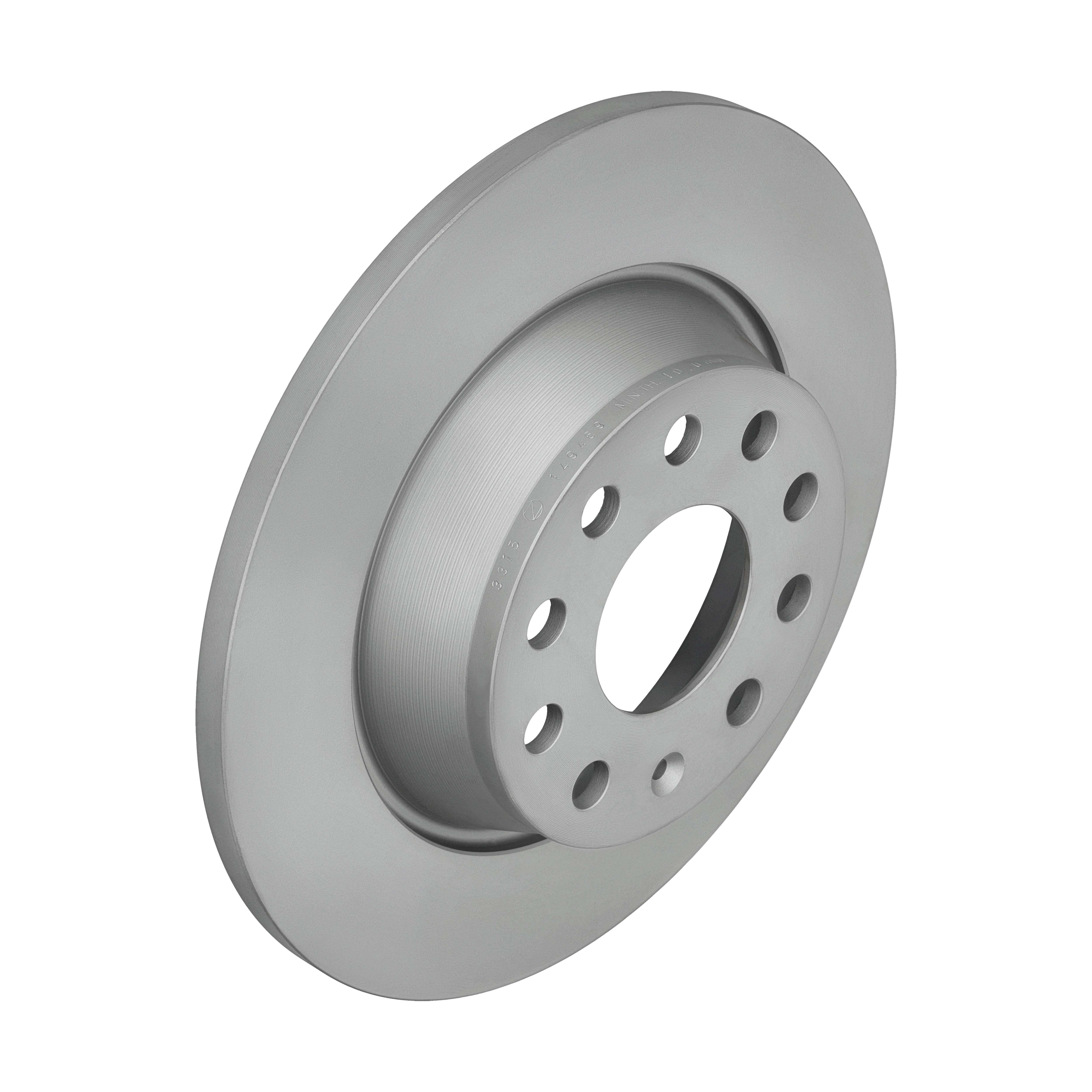 ZIMMERMANN Bremseskive 100331520 bagaksel fuld 282mm 12mm for VW (FAW) VAG SKODA (SVW)