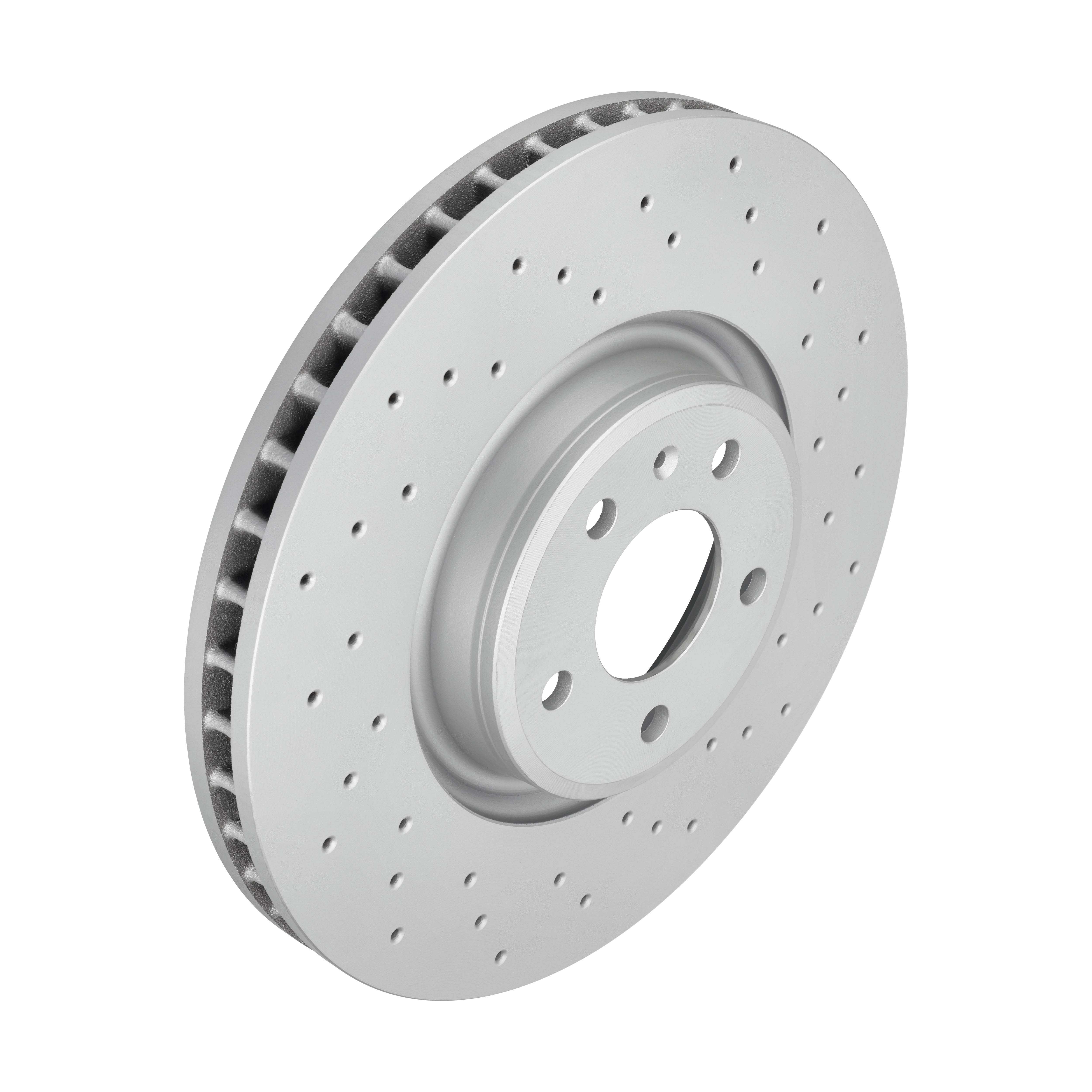 ZIMMERMANN Bremseskive 100337352 foraksel perforeret 349mm 34mm for VAG