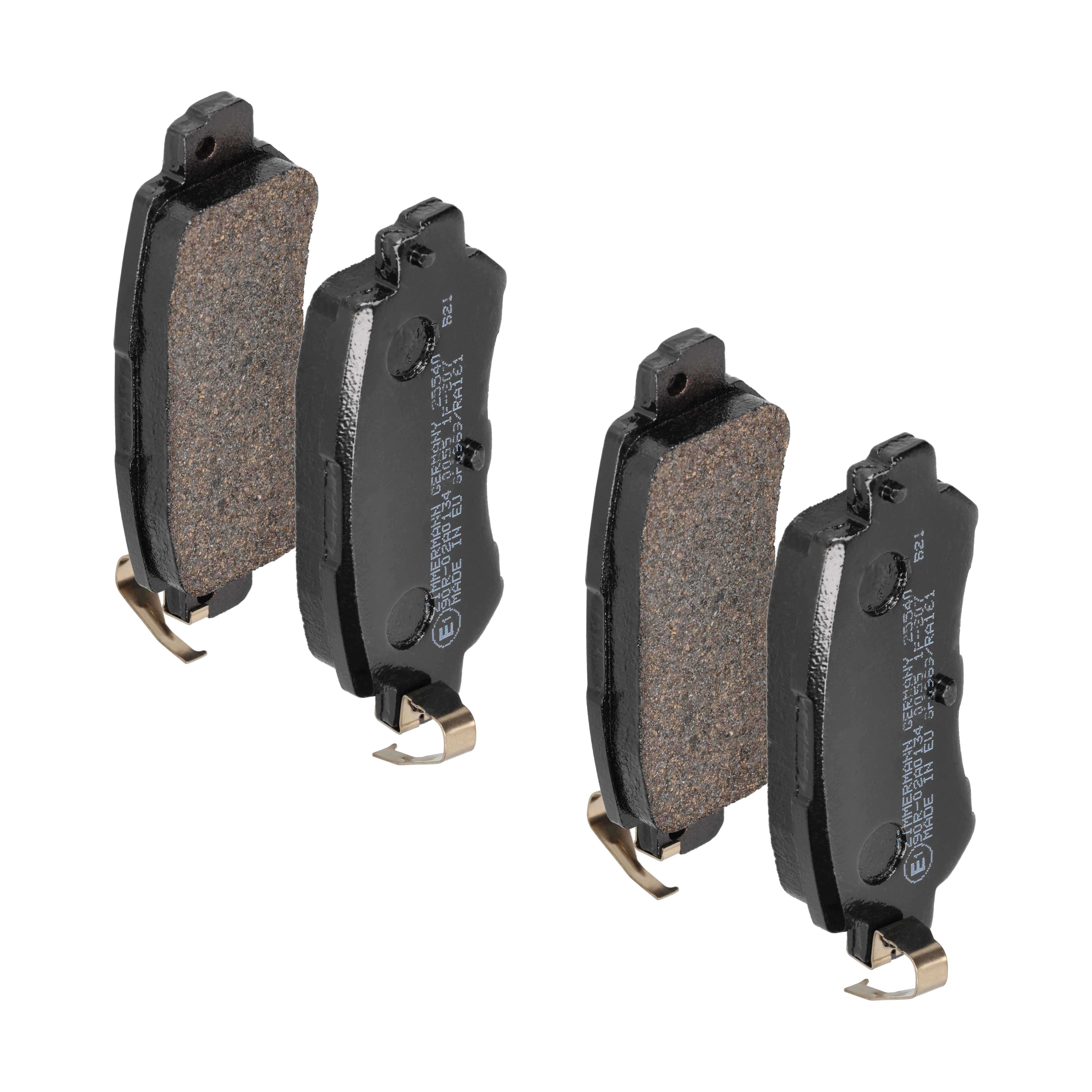 ZIMMERMANN Bremseklodser 255401451 bagaksel for MAZDA MAZDA (CHANGAN)