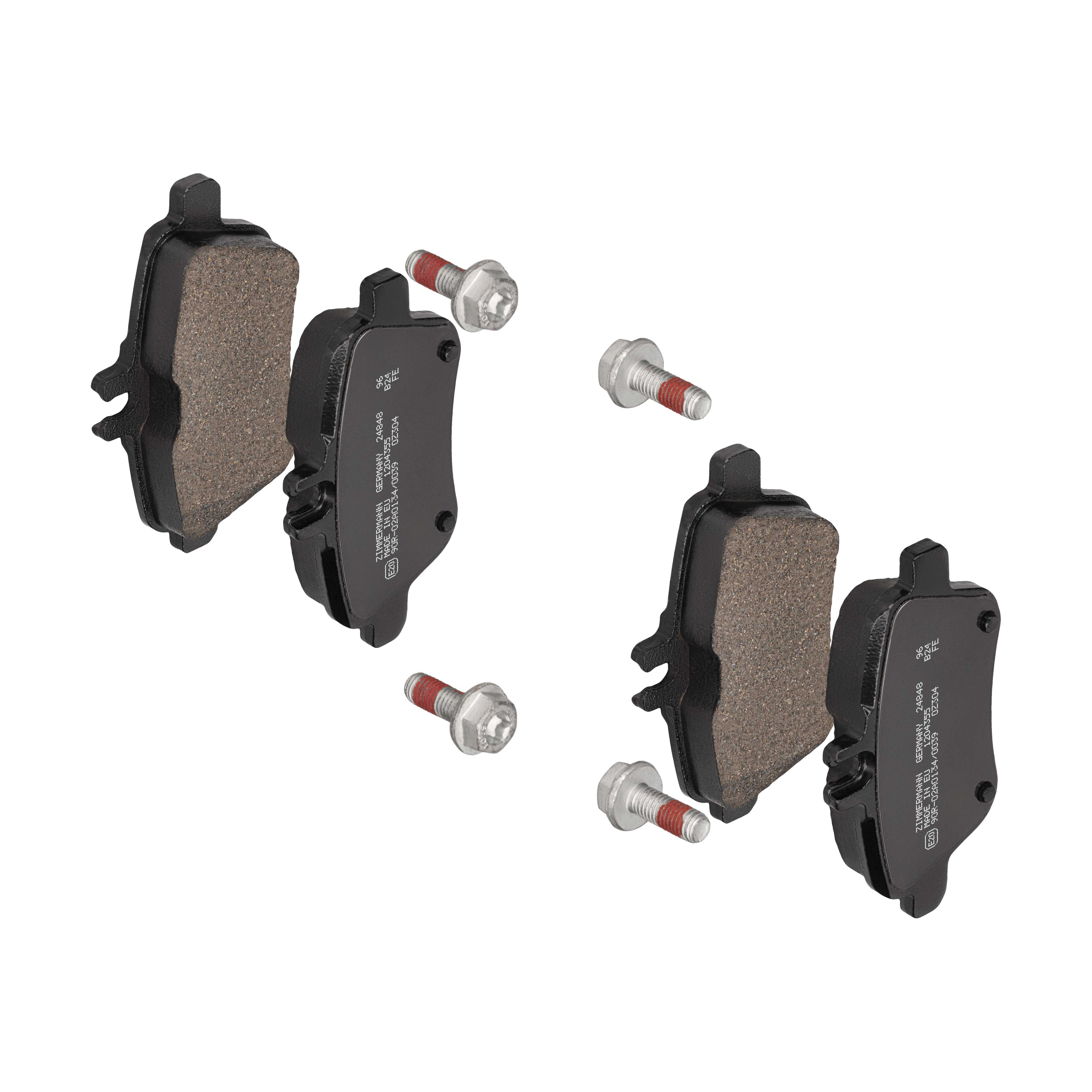 ZIMMERMANN Bremseklodser 248481851 bagaksel for MERCEDES-BENZ MERCEDES-BENZ (BBDC)
