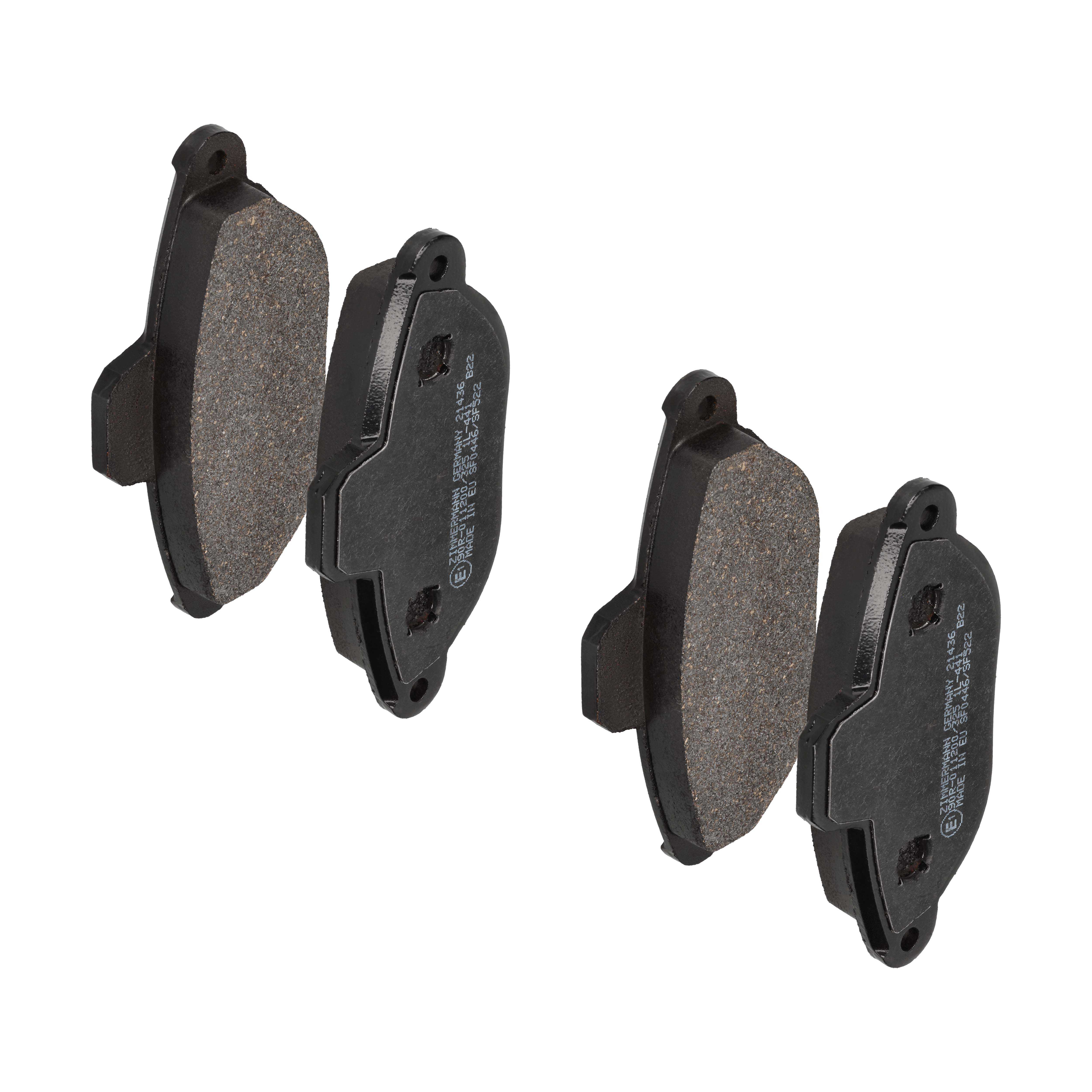 ZIMMERMANN Bremseklodser 214361702 foraksel for FIAT
