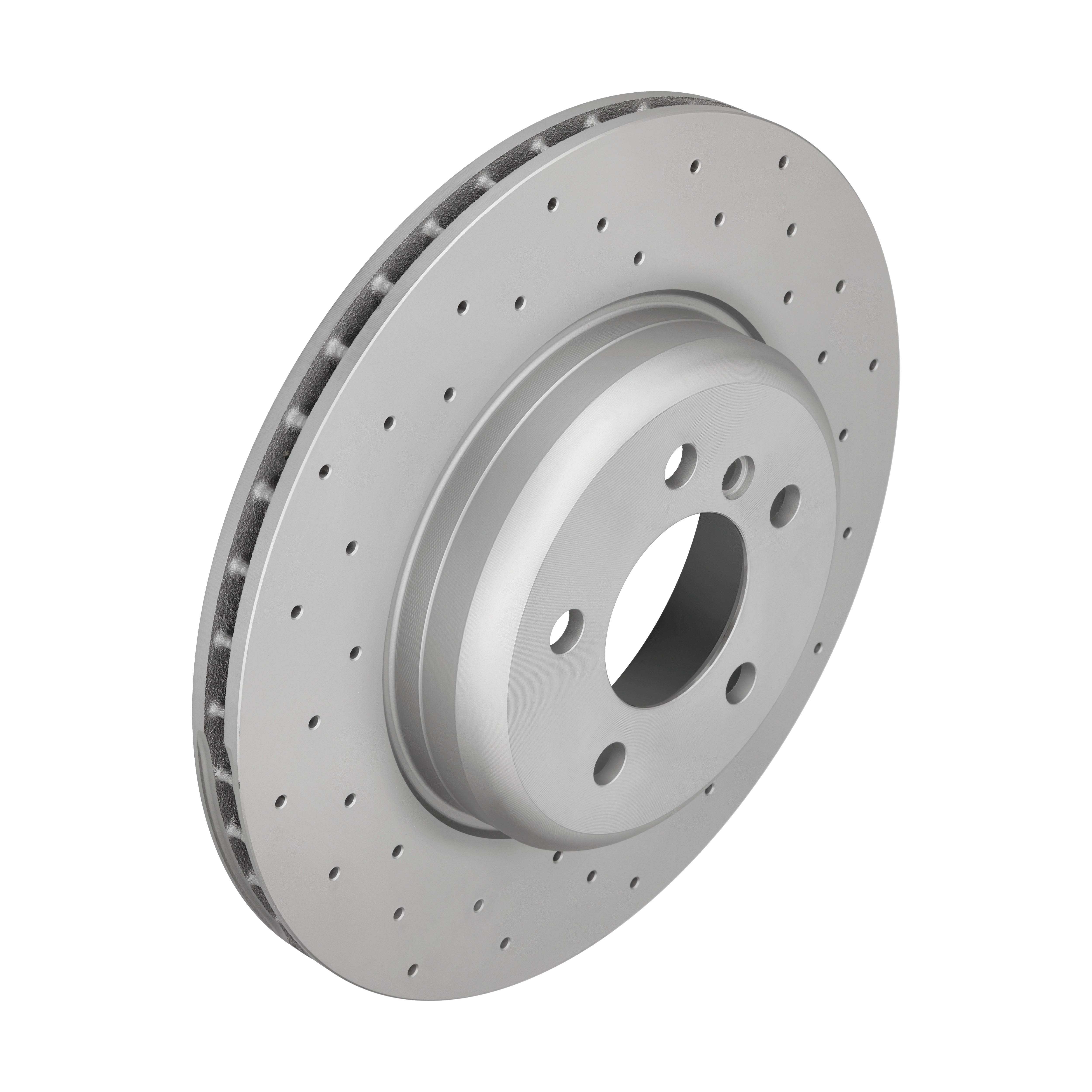 ZIMMERMANN Bremseskive 150348052 bagaksel perforeret 345mm 24mm for BMW