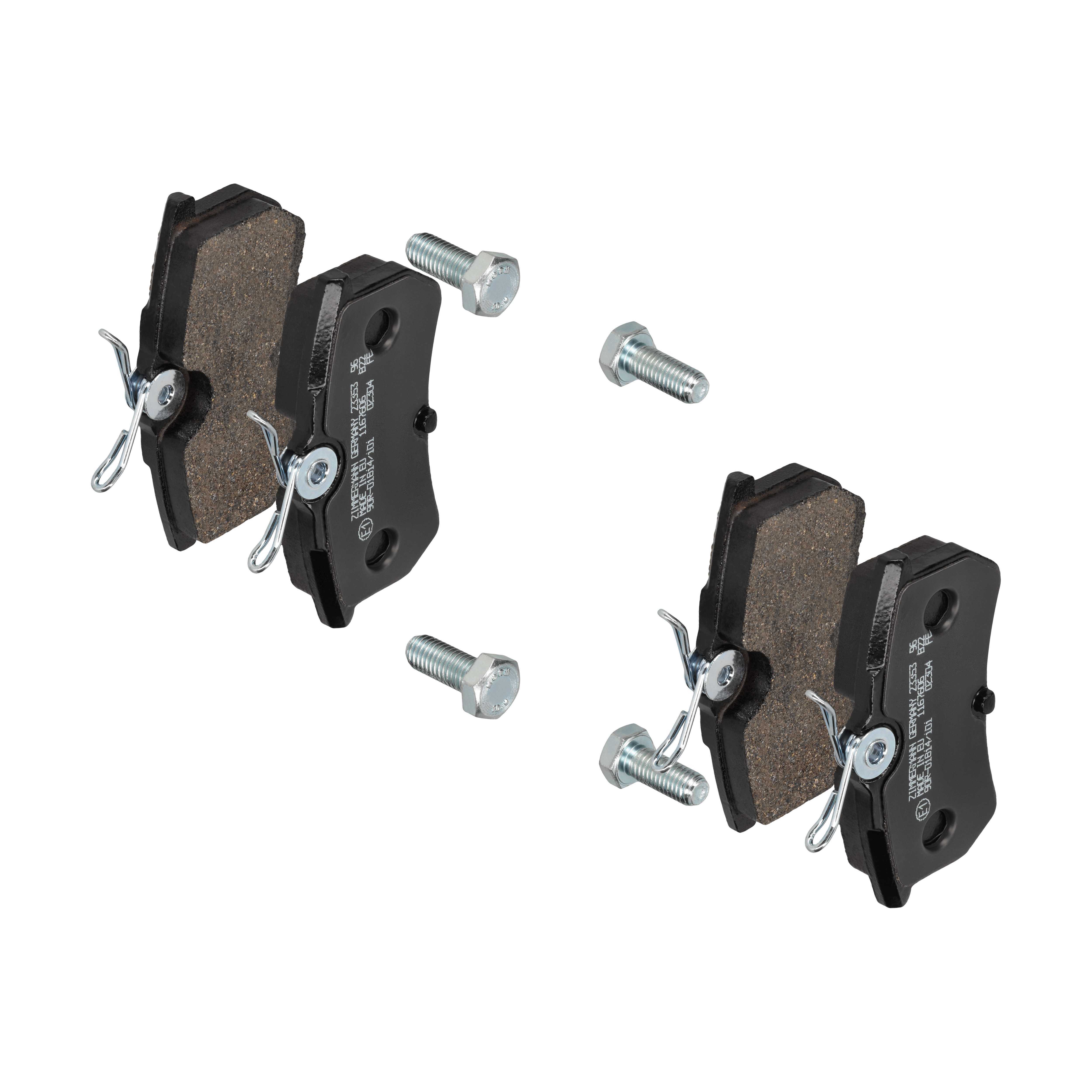 ZIMMERMANN Bremseklodser 233531501 bagaksel for FORD