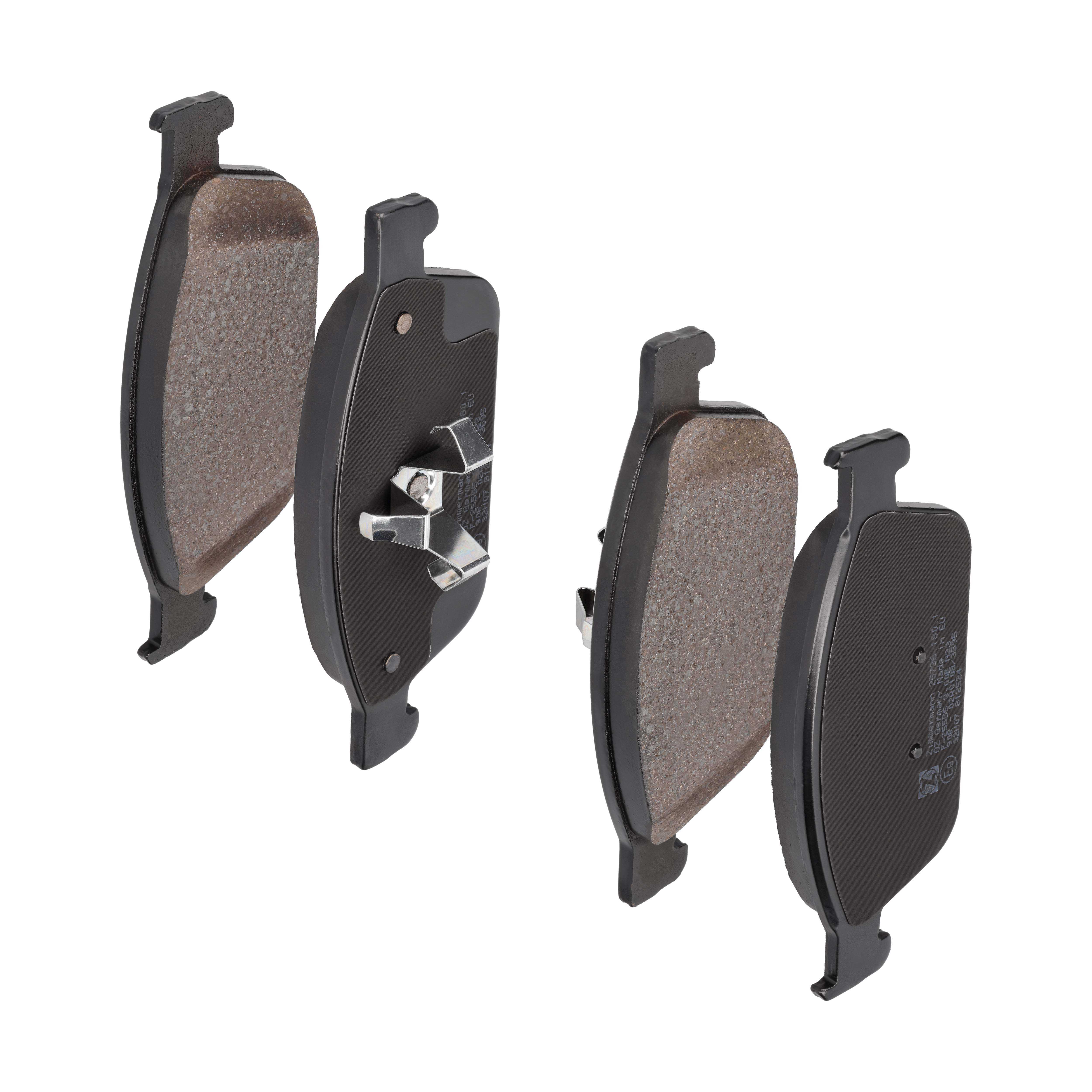 ZIMMERMANN Bremseklodser 257361801 foraksel for FORD FORD (CHANGAN) LINCOLN