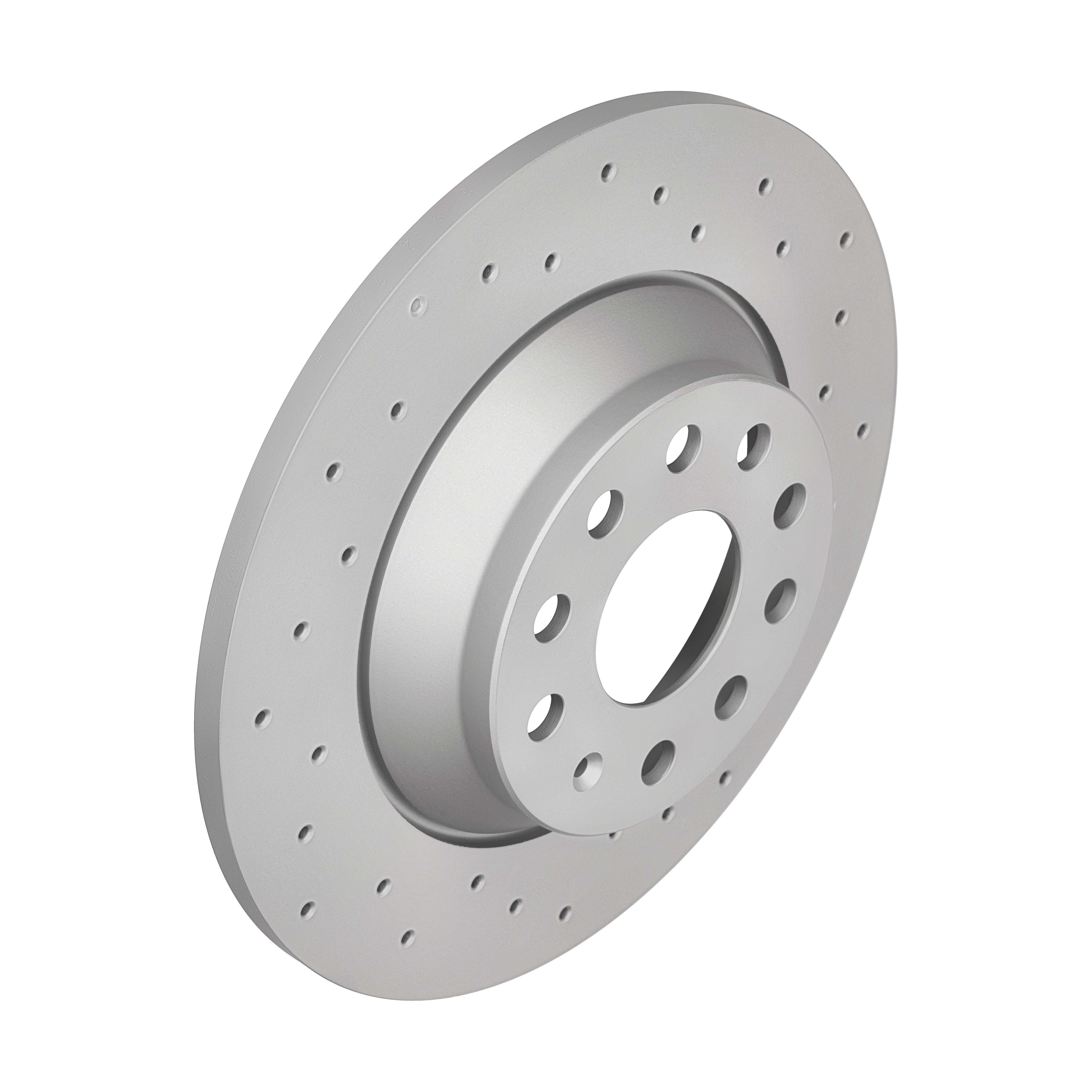 ZIMMERMANN Bremseskive 600325252 bagaksel perforeret 300mm 12mm for MG VW (FAW) VAG SKODA (SVW)