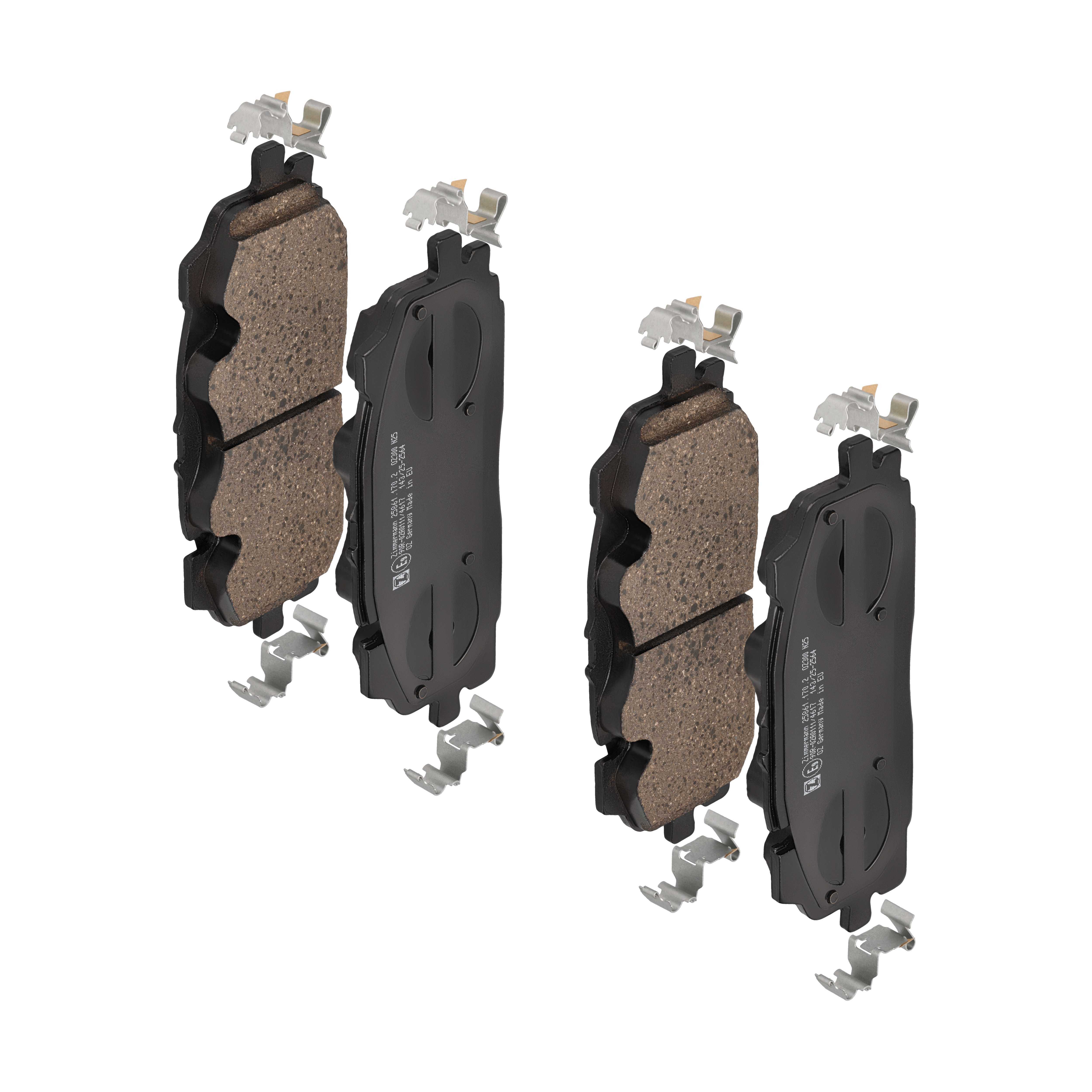 ZIMMERMANN Bremseklodser 258611702 foraksel for AUDI CUPRA