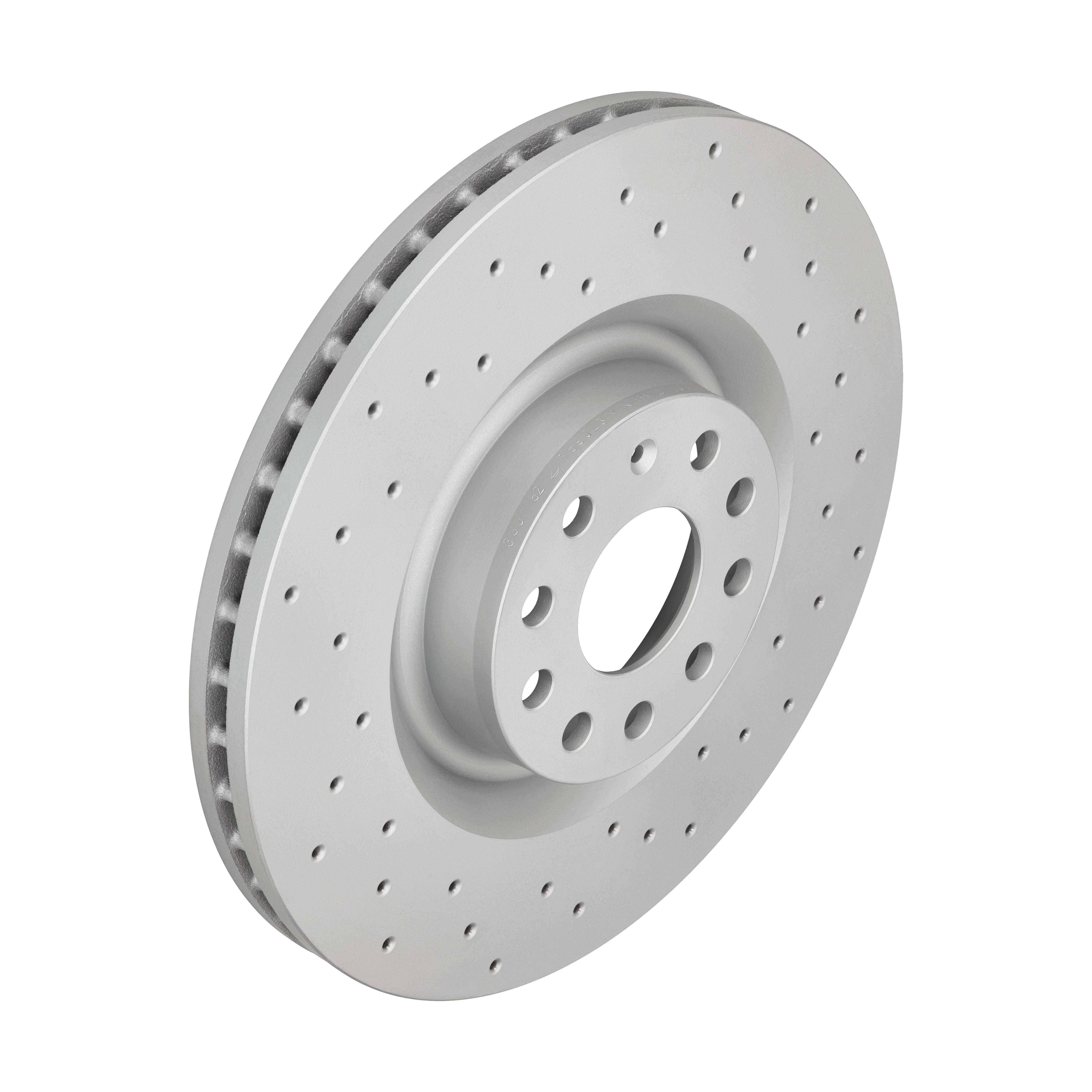 ZIMMERMANN Bremseskive 100330152 foraksel perforeret 345mm 30mm for VAG