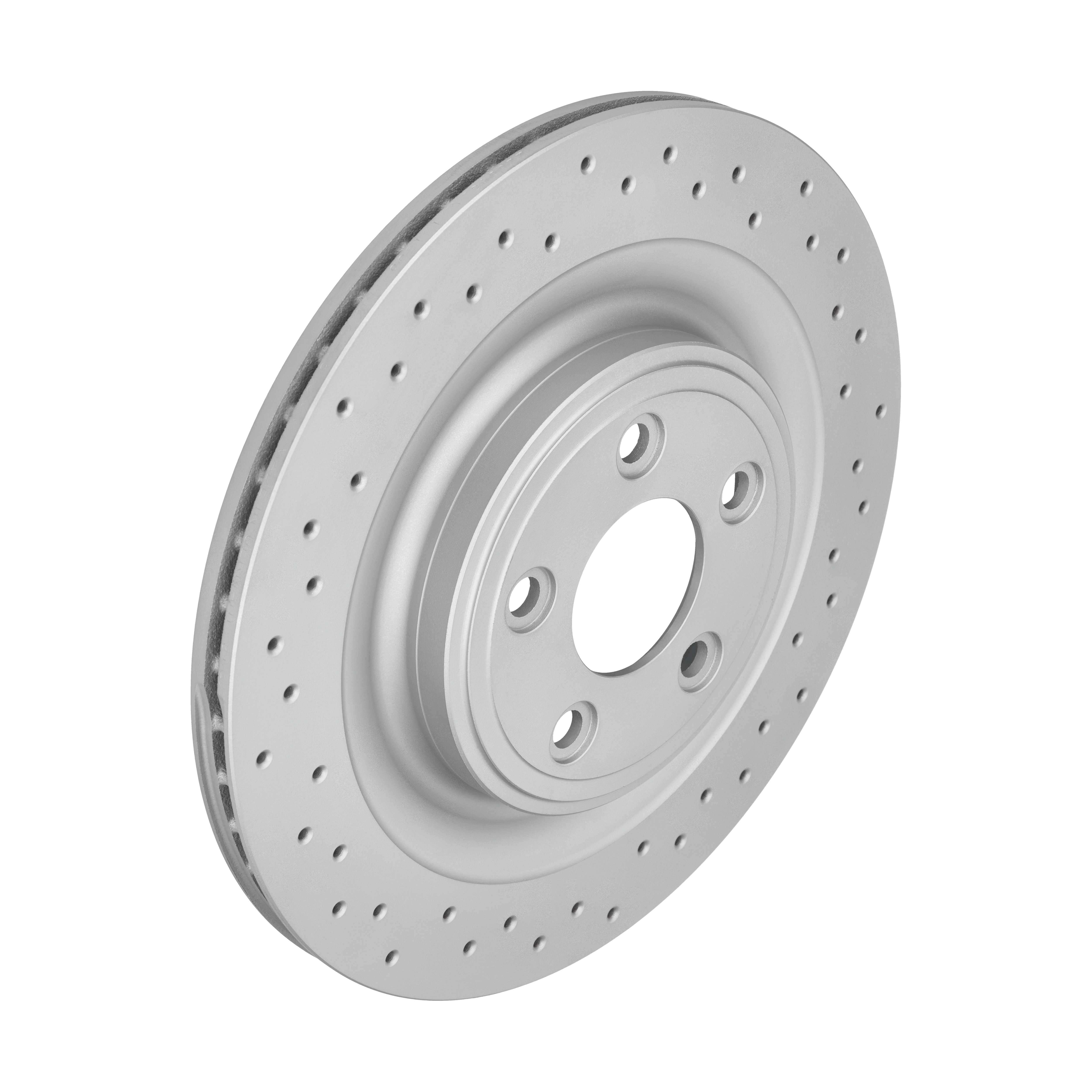 ZIMMERMANN Bremseskive 290226552 bagaksel perforeret 326mm 20mm for JAGUAR