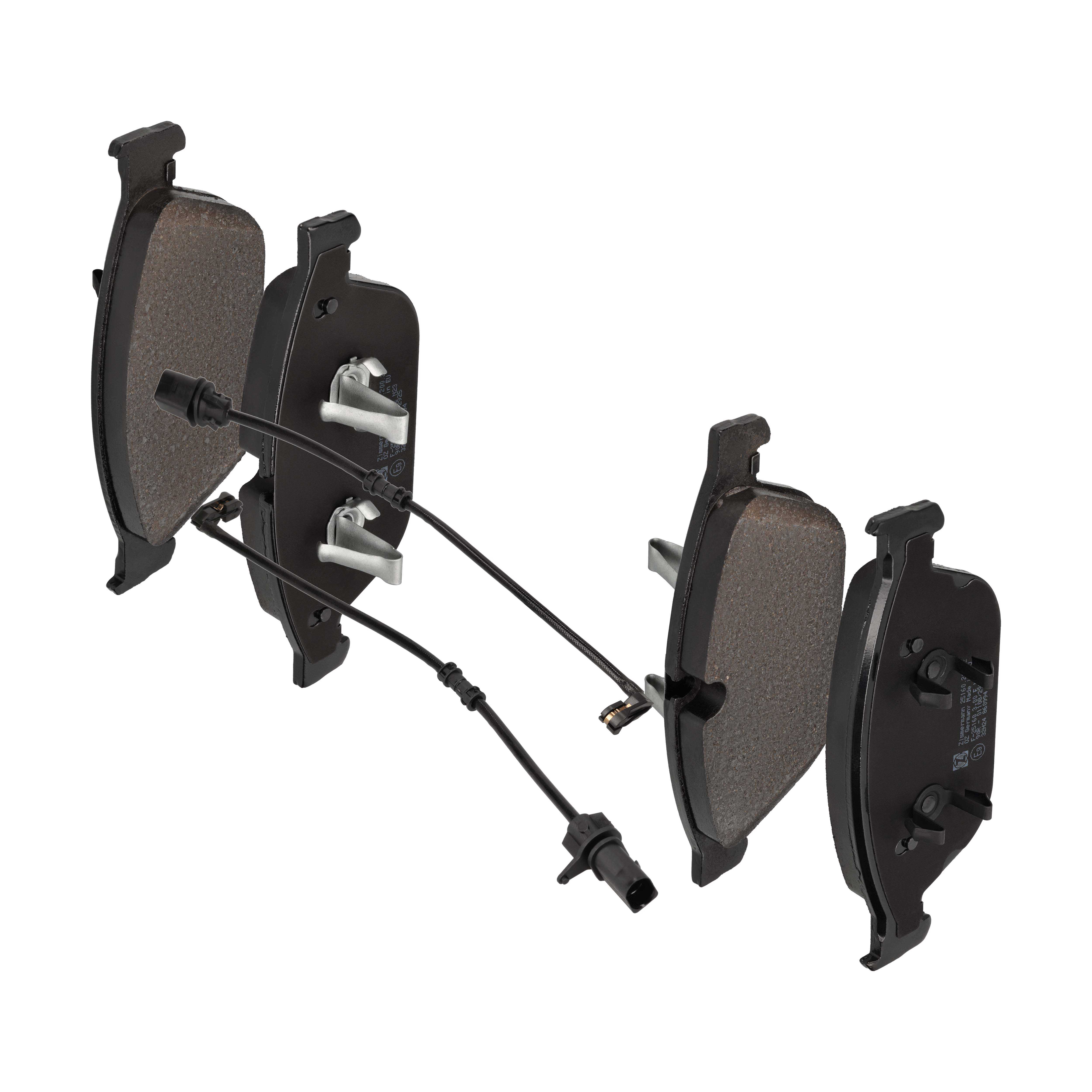ZIMMERMANN Bremseklodser 251602002 foraksel for AUDI