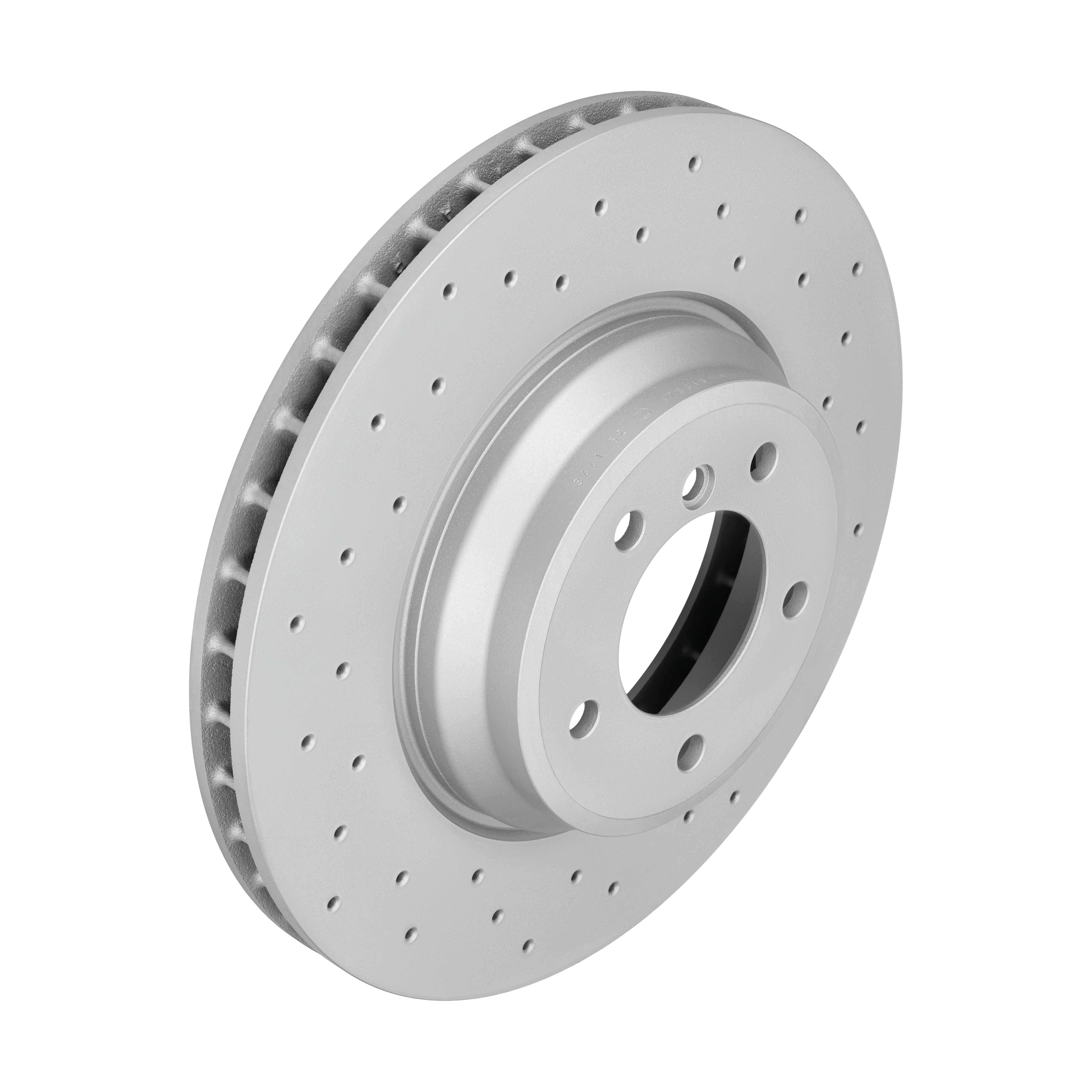 ZIMMERMANN Bremseskive 150344152 foraksel perforeret 348mm 30mm for BMW