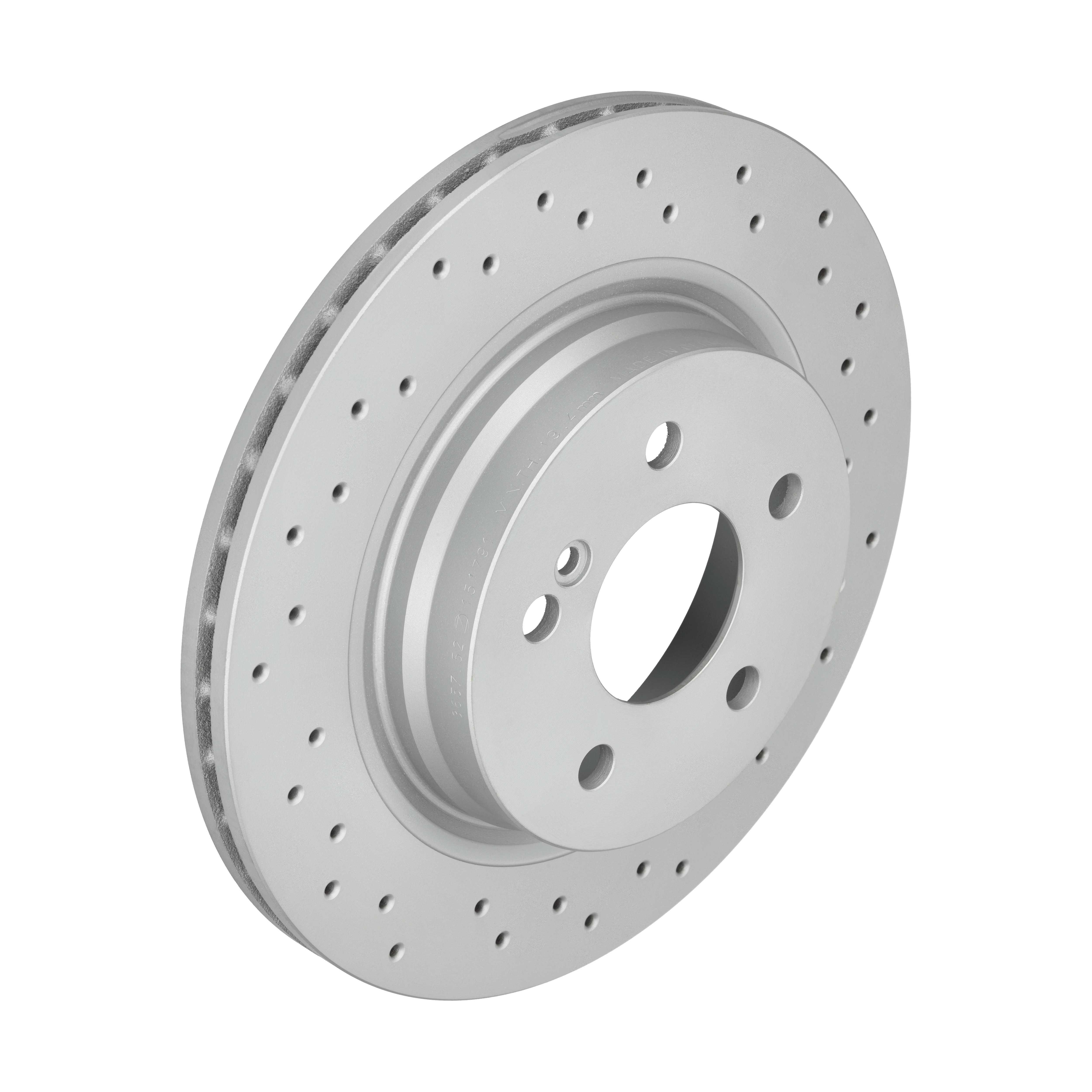 ZIMMERMANN Bremseskive 400365752 bagaksel perforeret 300mm 22mm for MERCEDES-BENZ