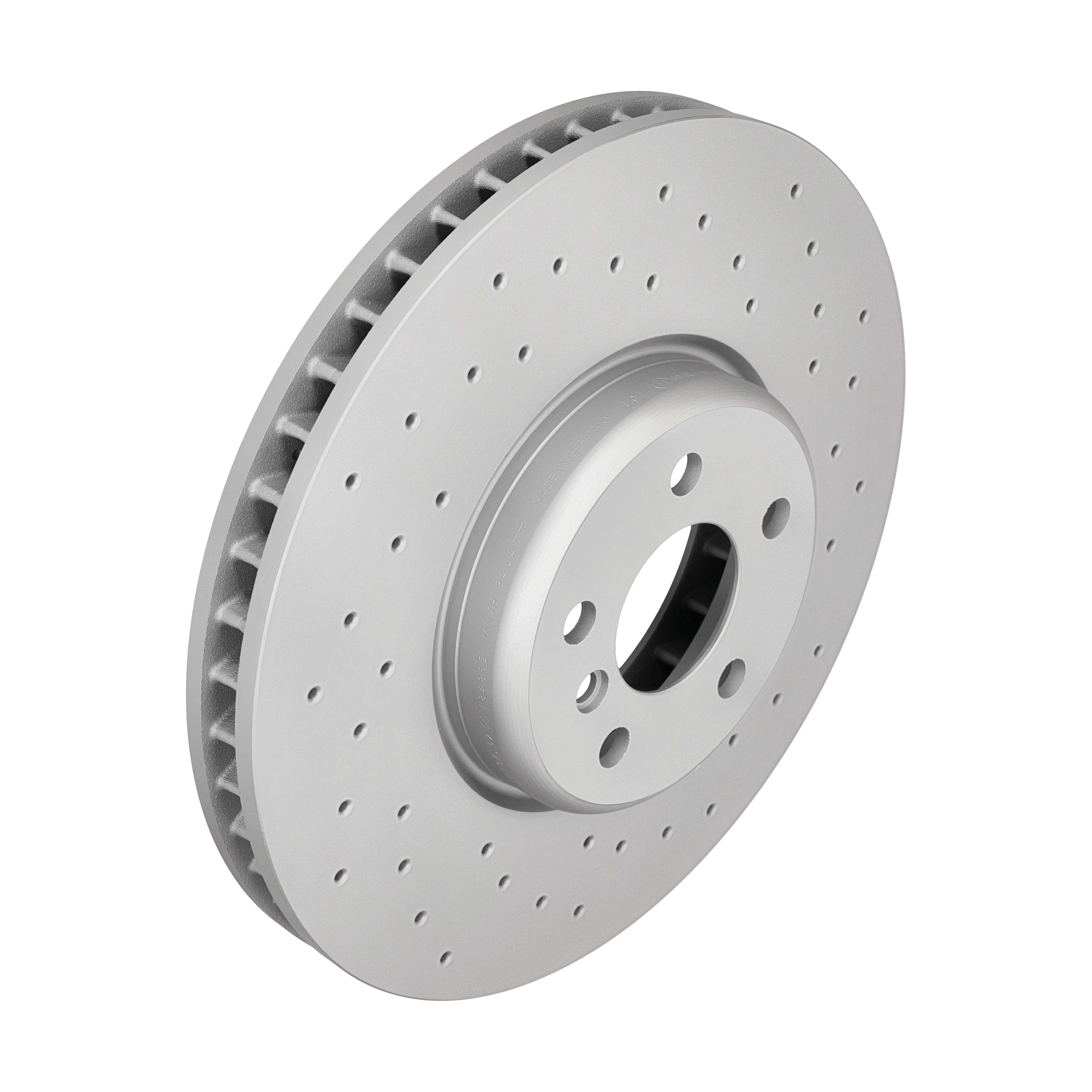 ZIMMERMANN Bremseskive 150293752 højre foraksel perforeret 348mm 36mm for BMW BMW (BRILLIANCE) TOYOTA