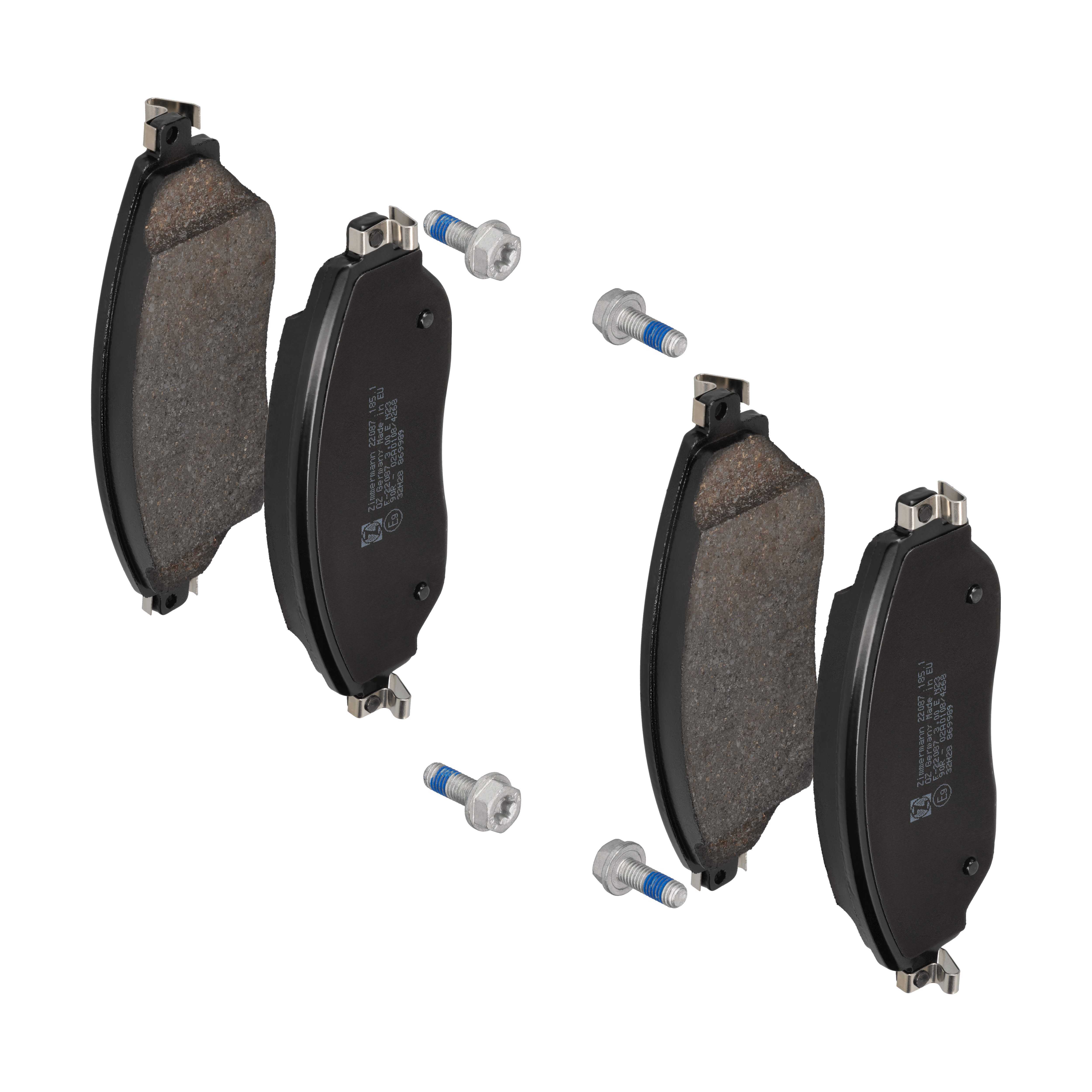 ZIMMERMANN Bremseklodser 220871851 foraksel for OPEL GENERAL MOTORS FIAT NISSAN RENAULT
