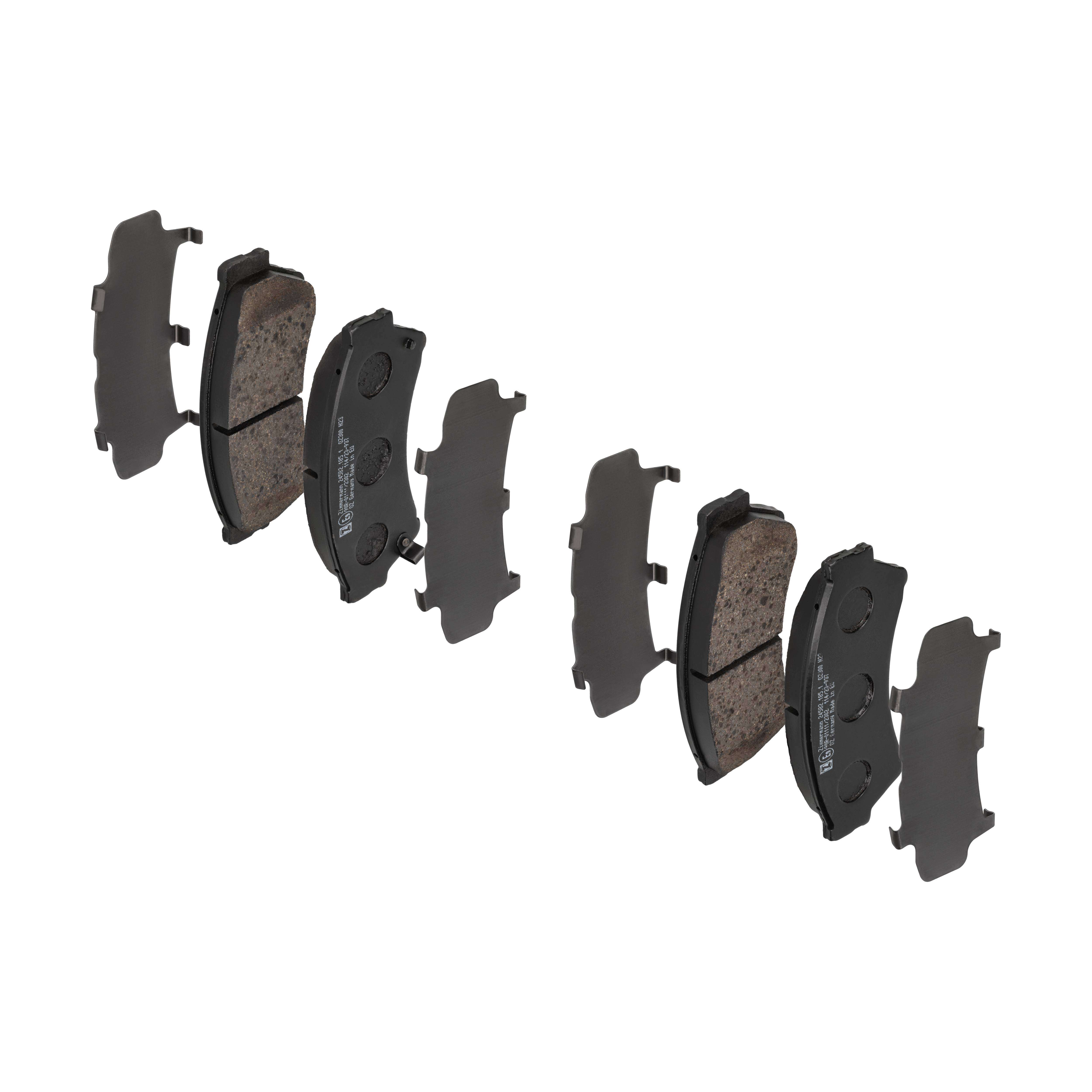 ZIMMERMANN Bremseklodser 245821851 foraksel for MAZDA