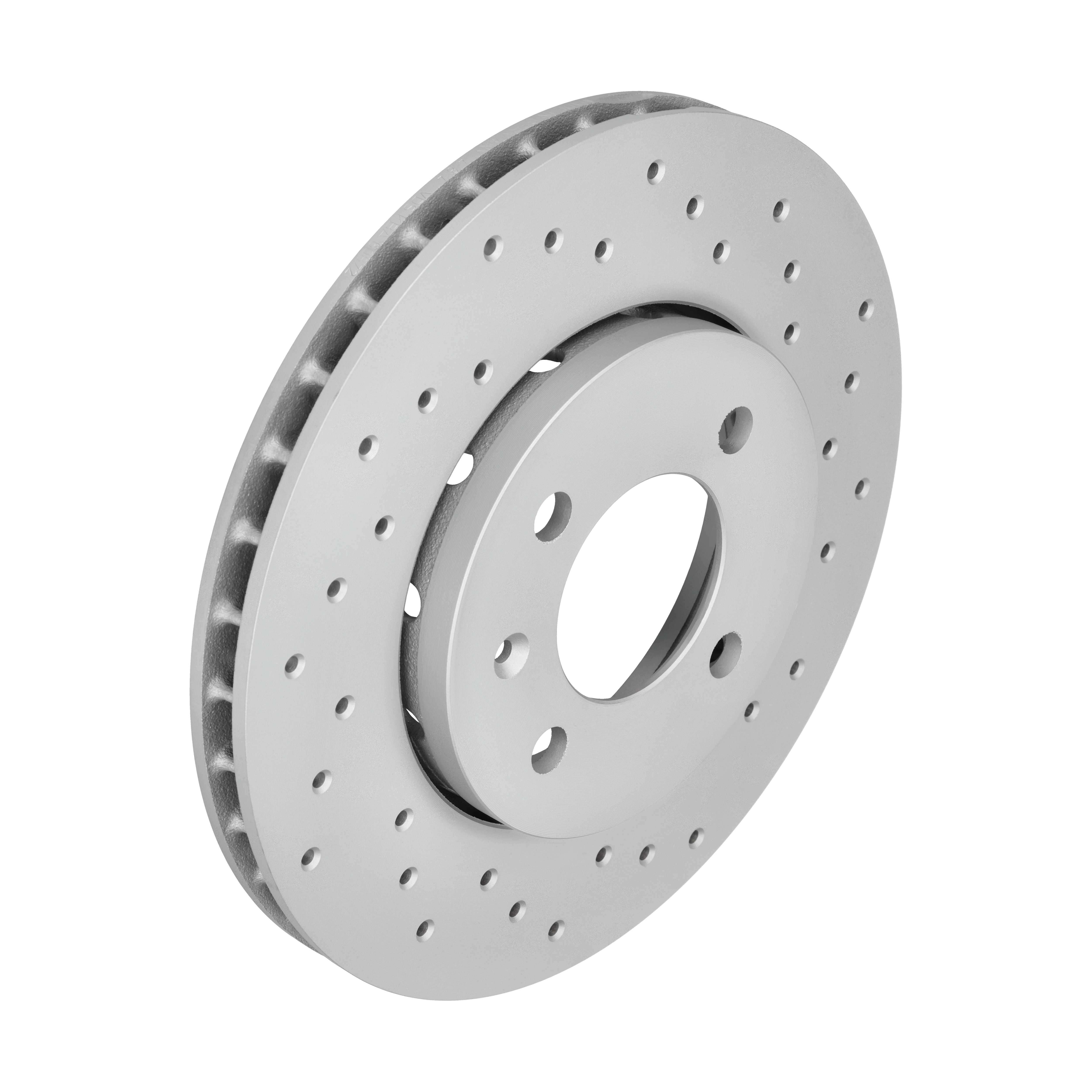 ZIMMERMANN Bremseskive 600325052 foraksel perforeret 256mm 22mm for VAG